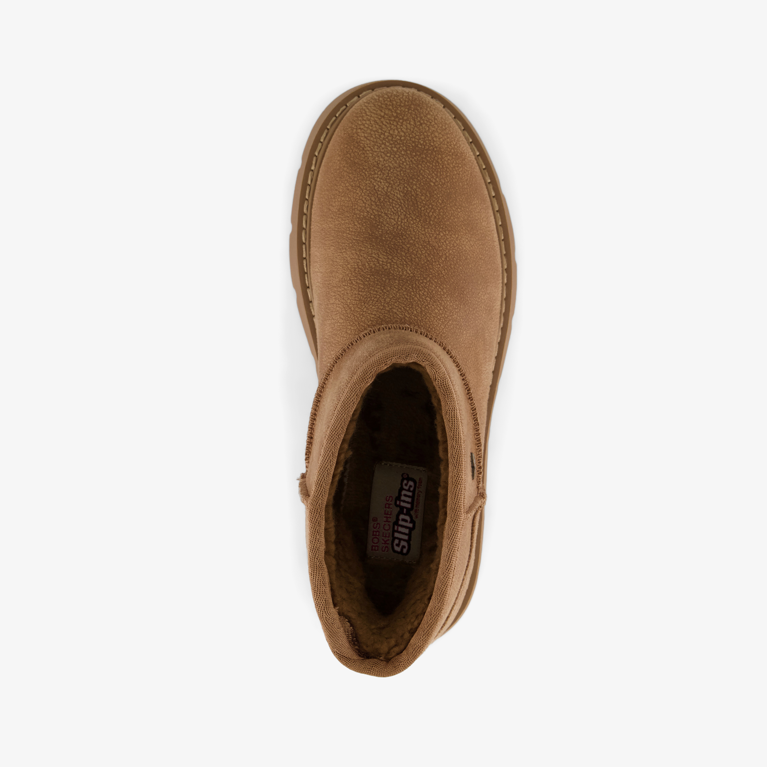 Skechers Slip-ins BOBS gevoerde dames boots cognac, foto 5