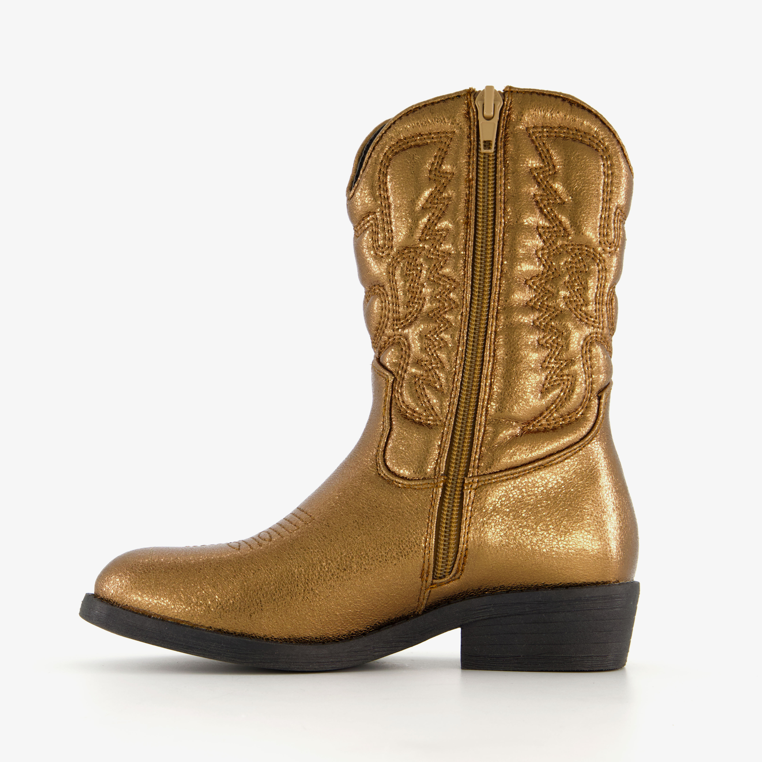 Blue Box meisjes cowboylaarsjes met glitter goud