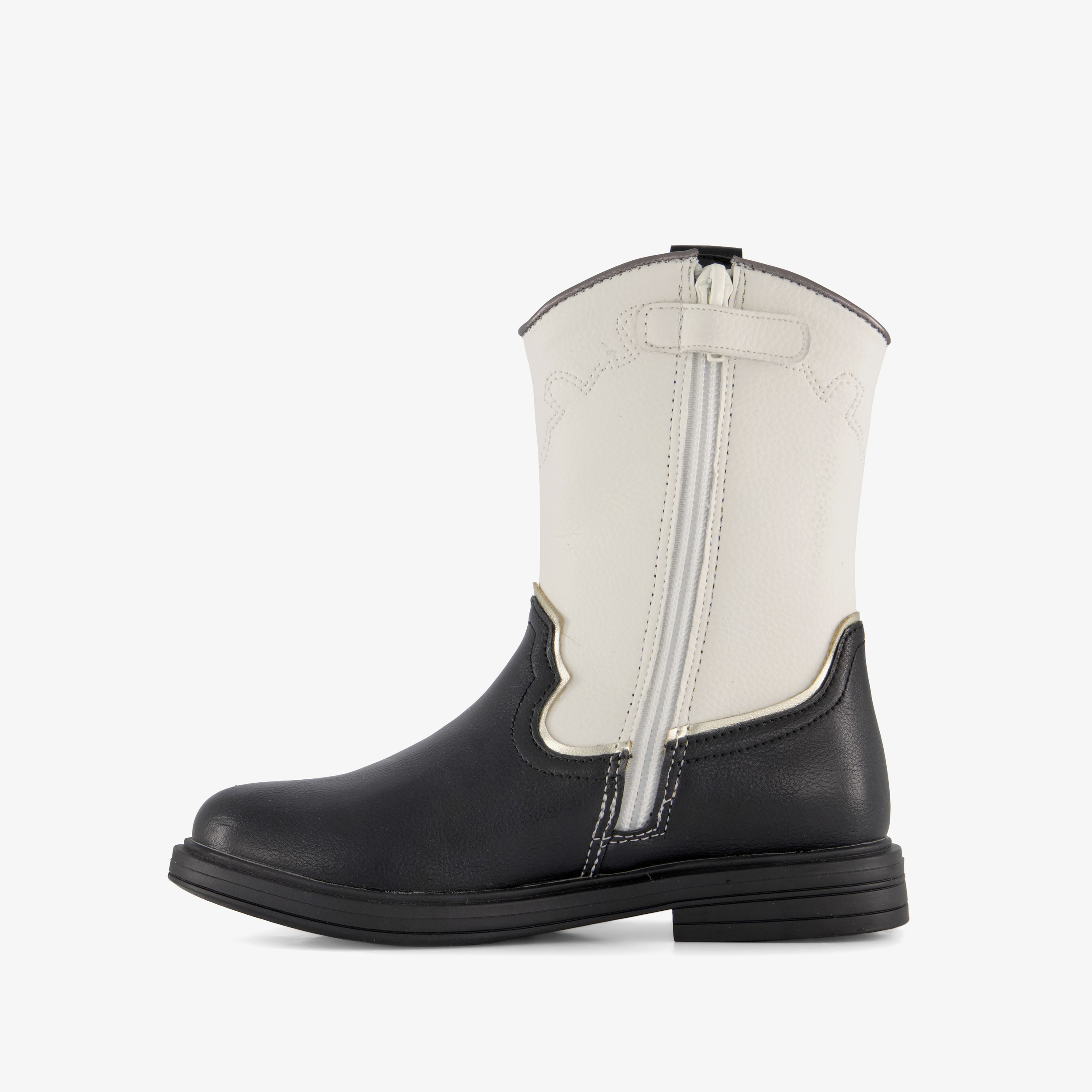 Blue Box meisjes cowboylaarzen wit zwart