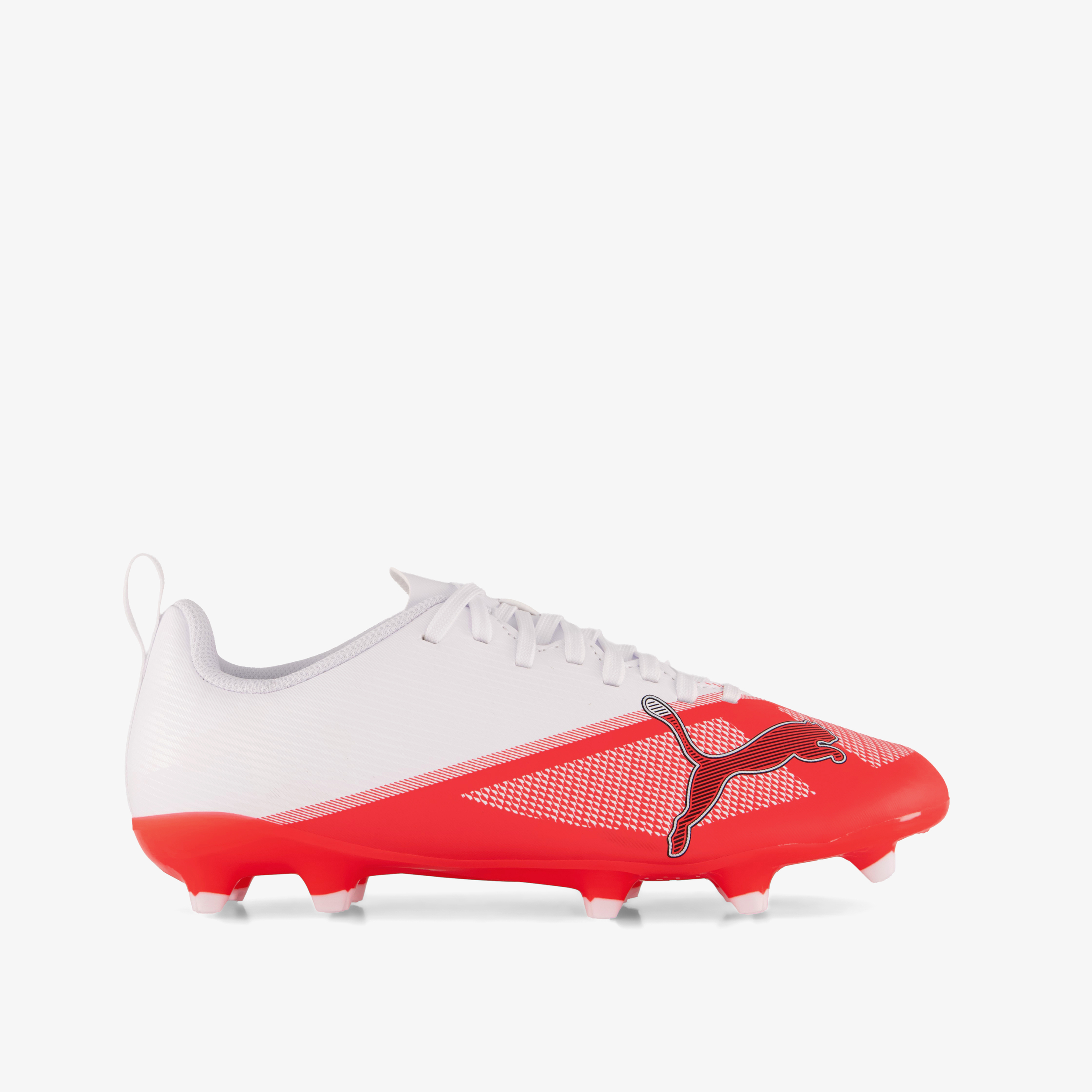 Puma Ultra 7 Play MG kinder voetbalschoenen wit rood, foto 7