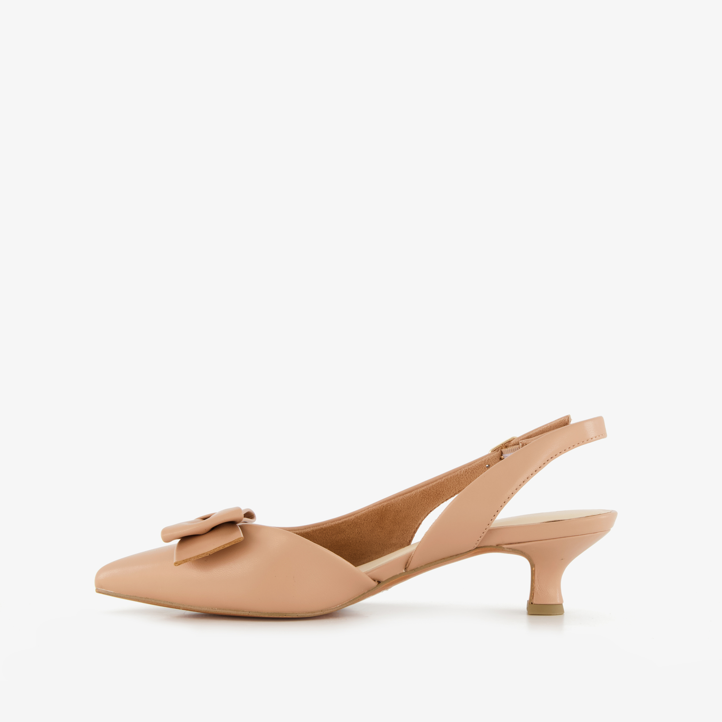Marco Tozzi dames slingback pumps met strik beige