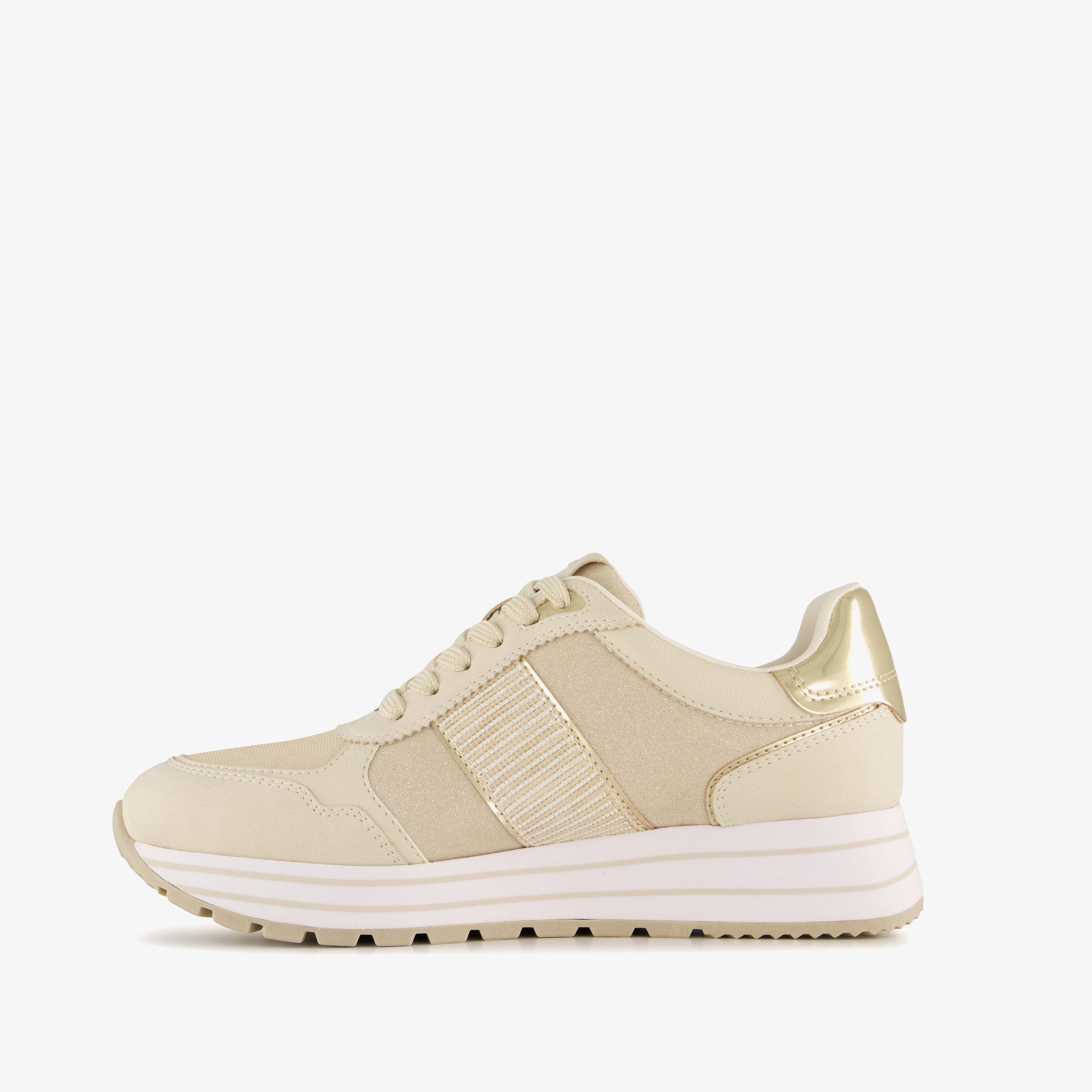Tamaris dames sneakers beige