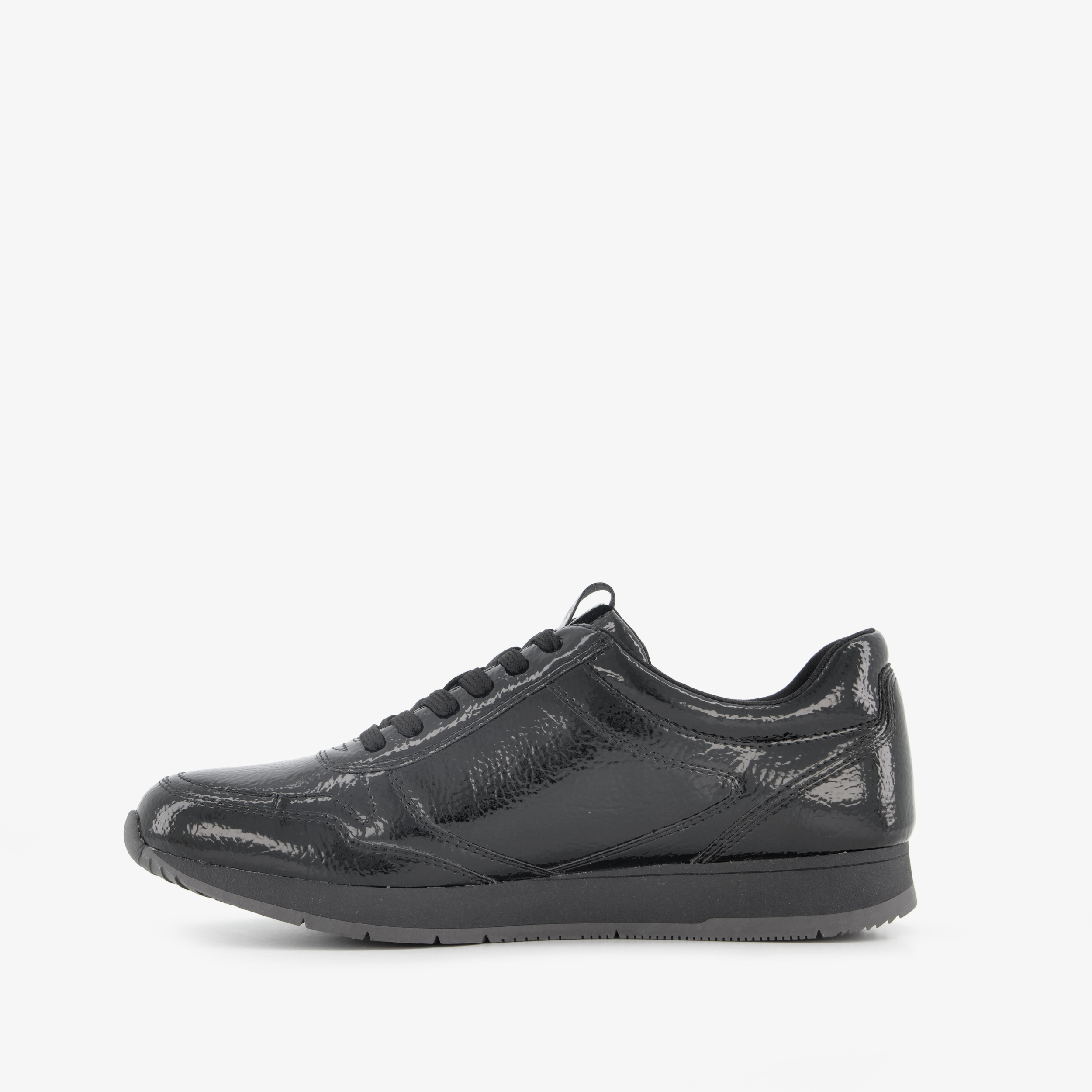 Tamaris lak dames sneakers zwart