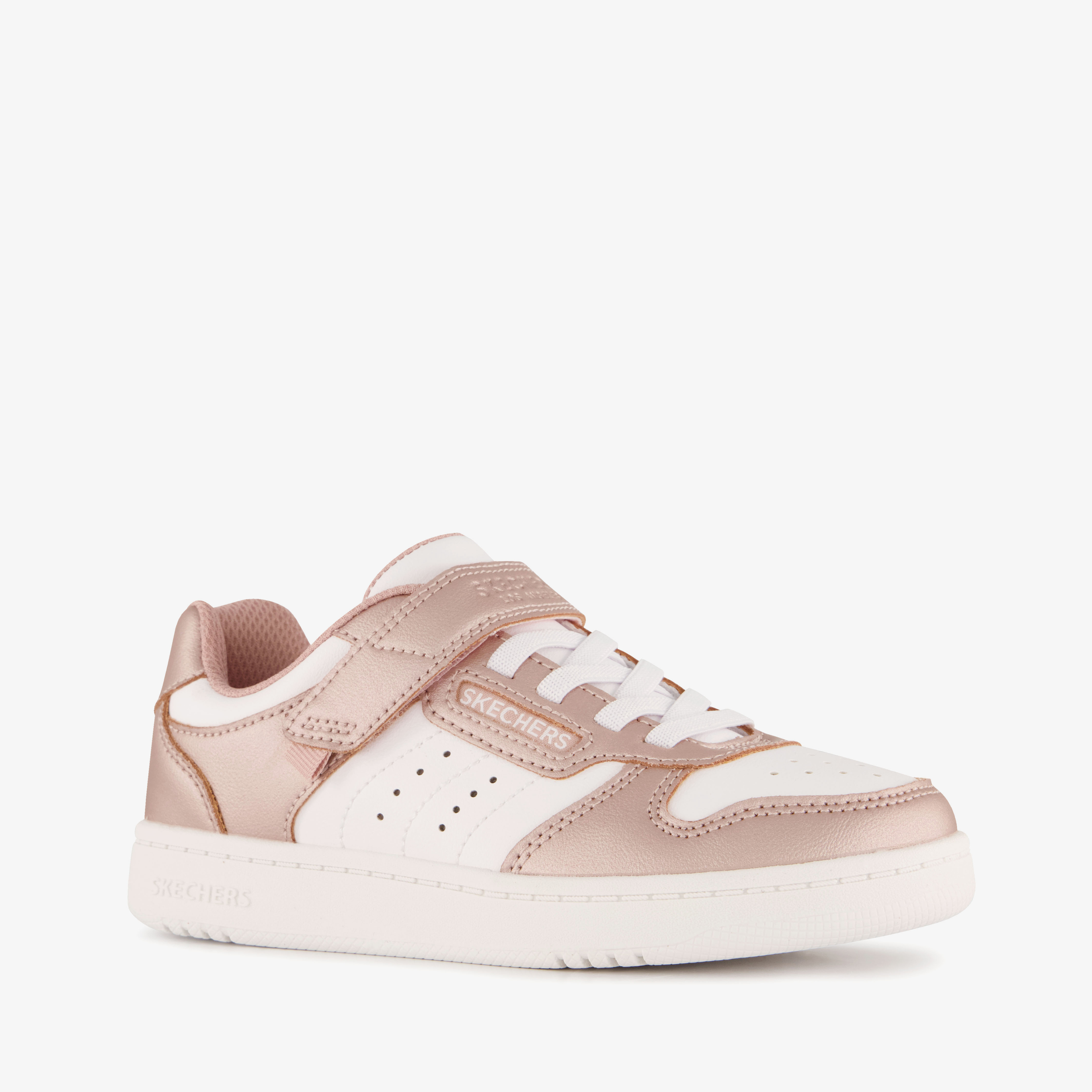 Skechers Quick Street meisjes sneakers roze wit, foto 7