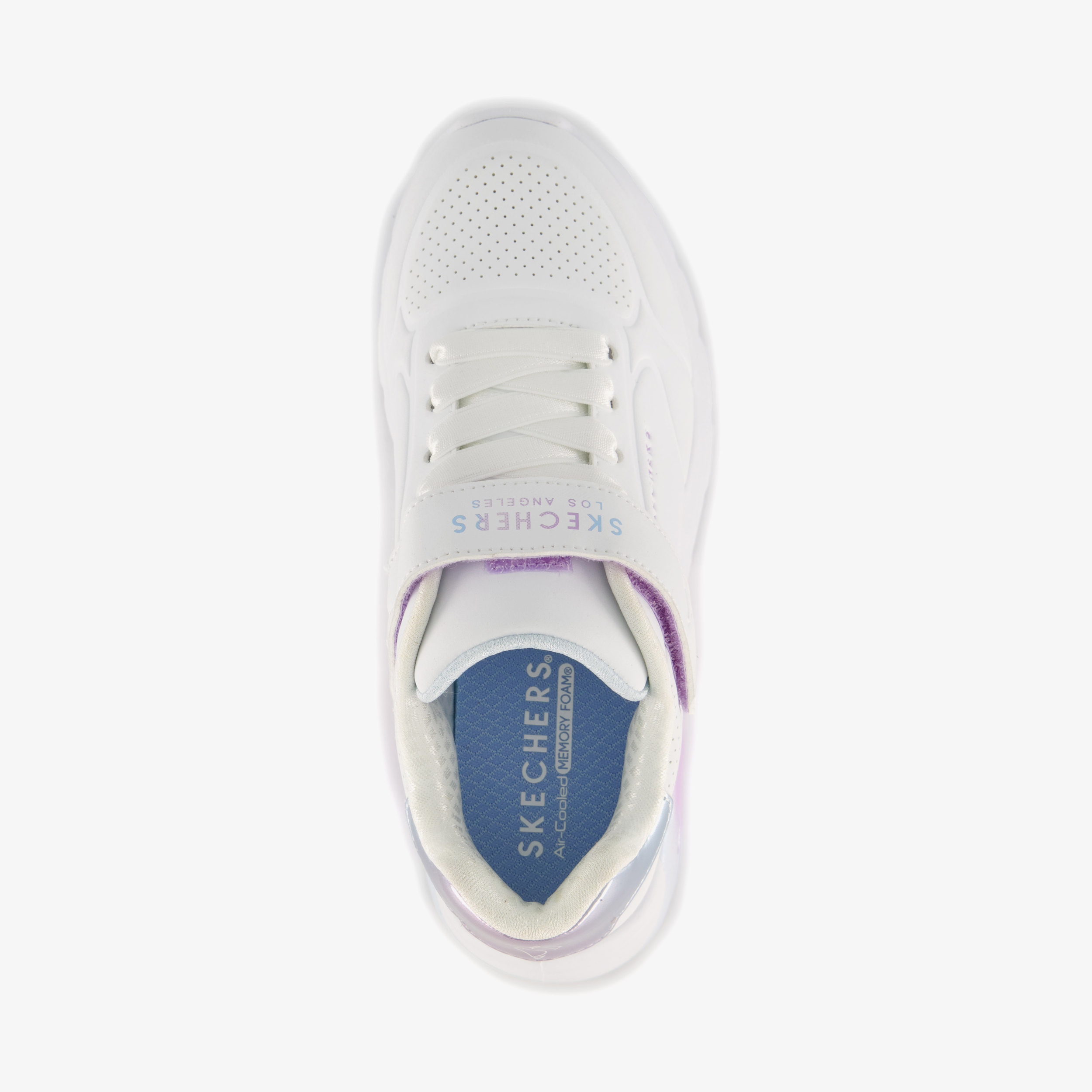 Skechers Uno Lite 2.0 meisjes sneakers wit, foto 6