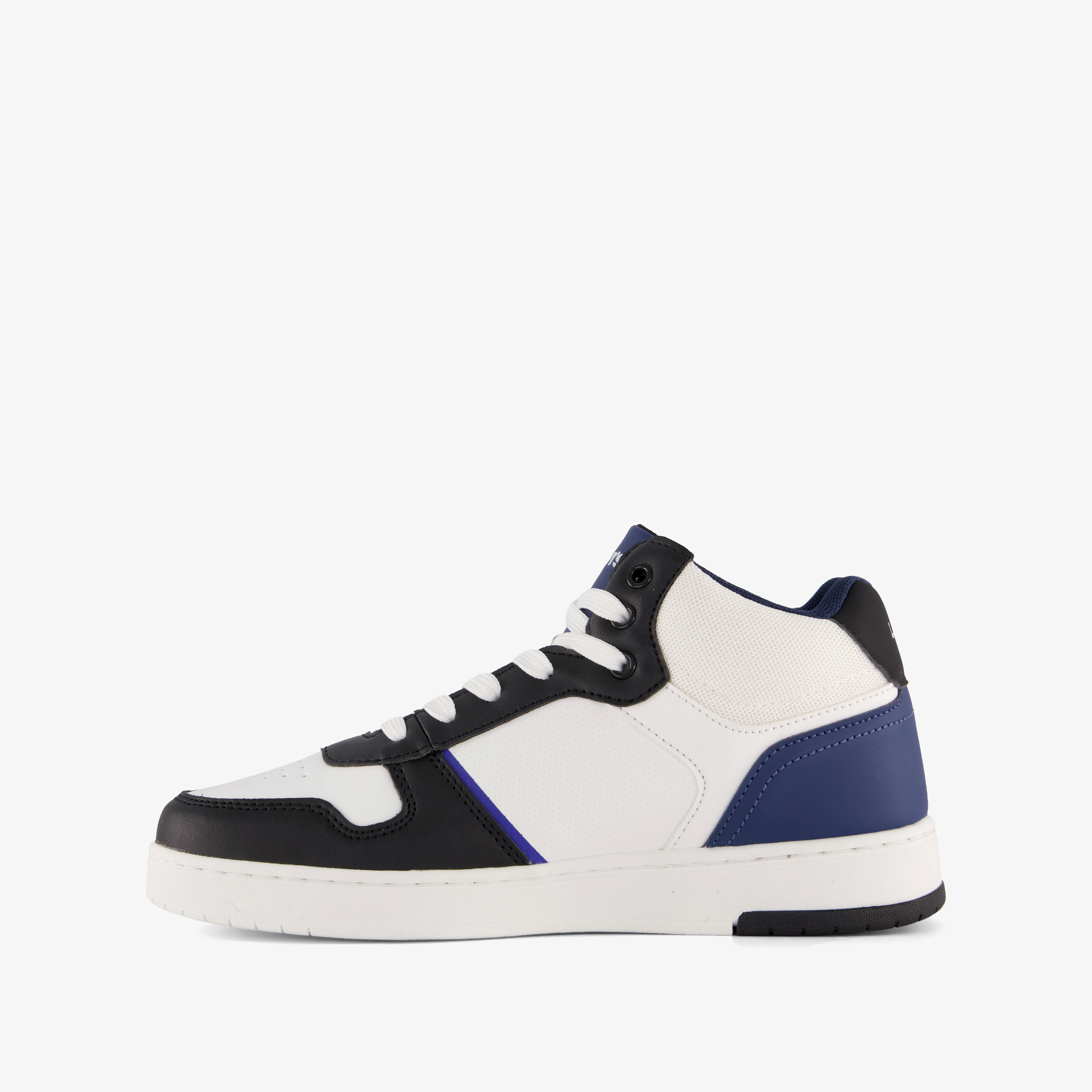 Levi's Kick Mid hoge jongens sneakers wit zwart