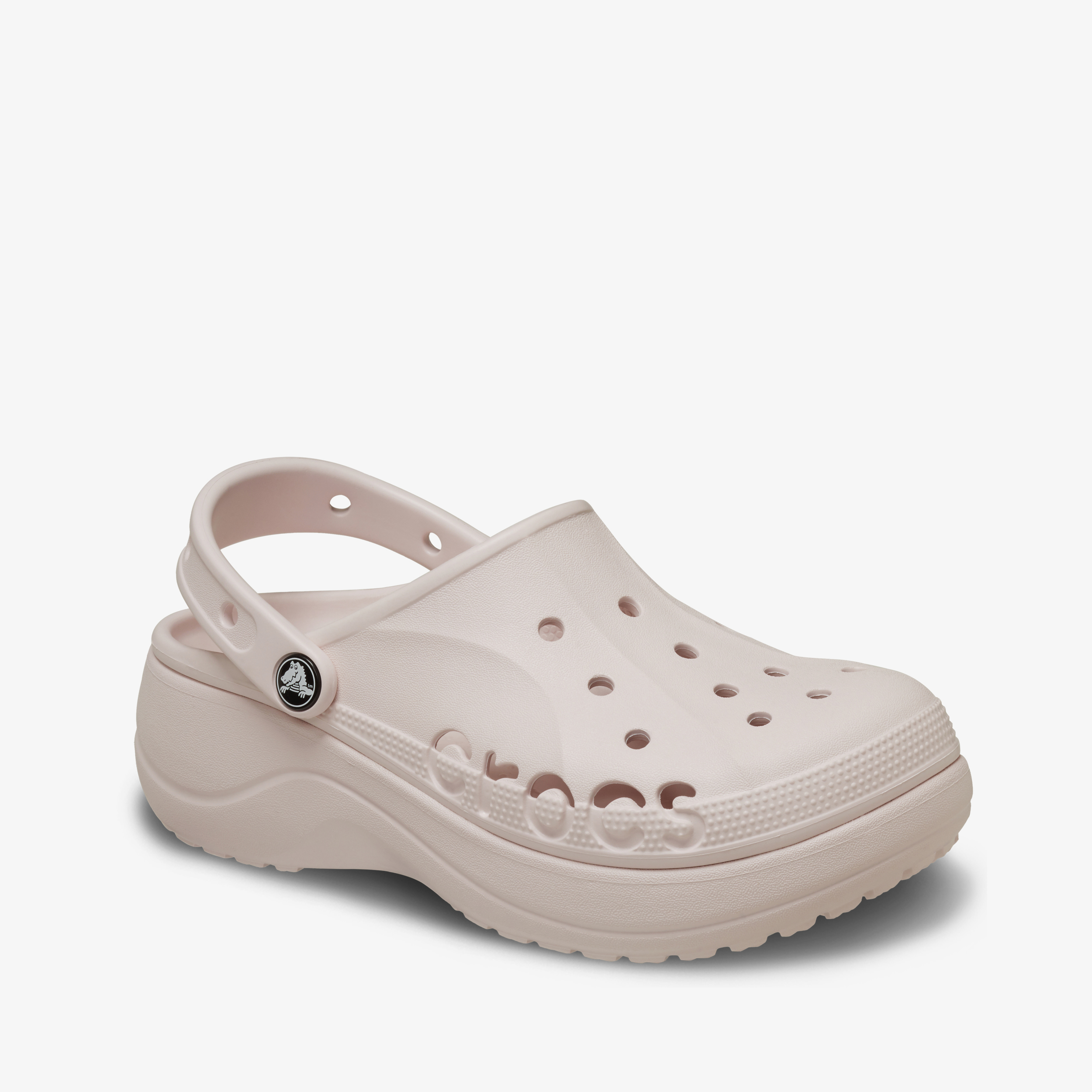 Crocs Baya Platform Clogs Barely Pink dames klompen, foto 7