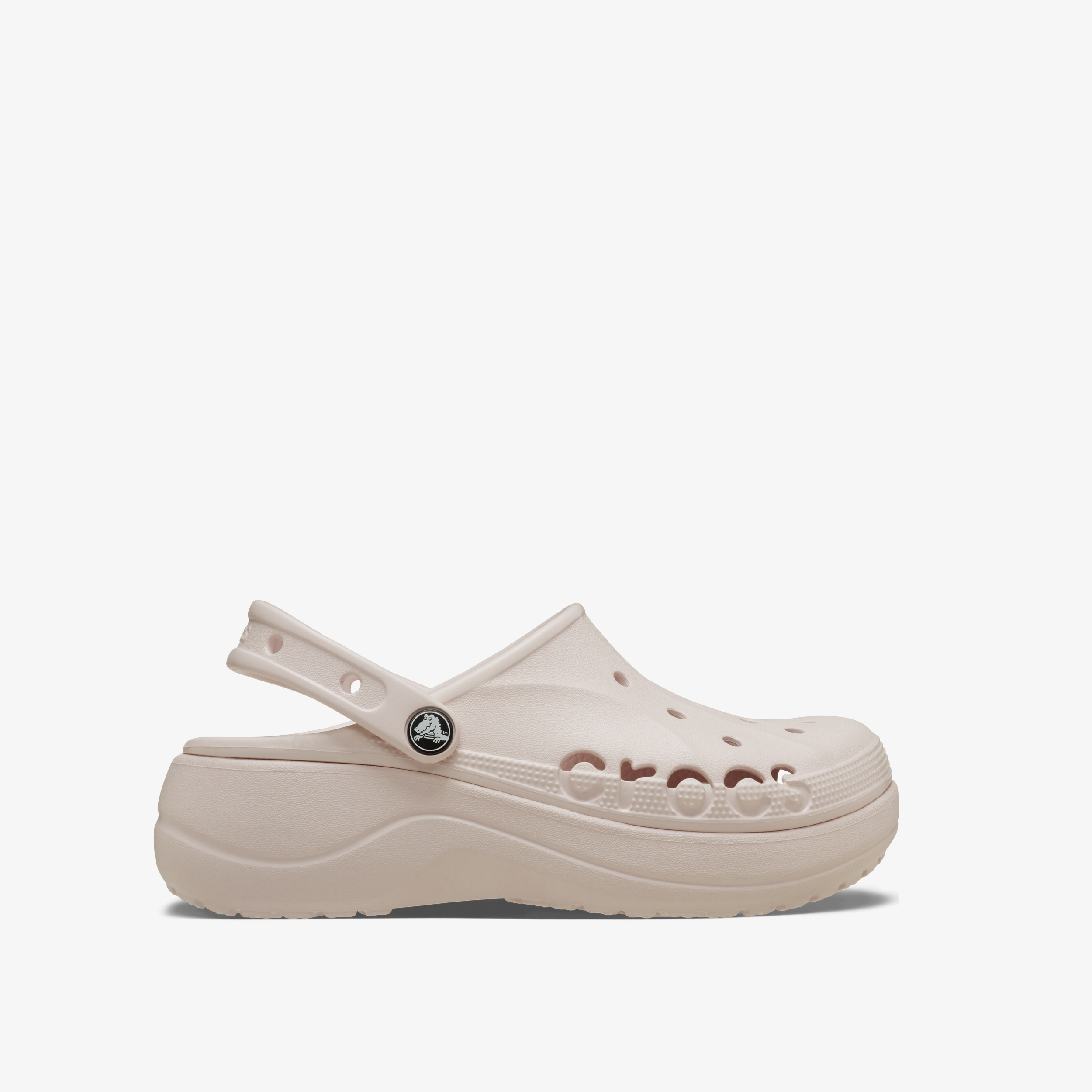 Crocs Baya Platform Clogs Barely Pink dames klompen, foto 6