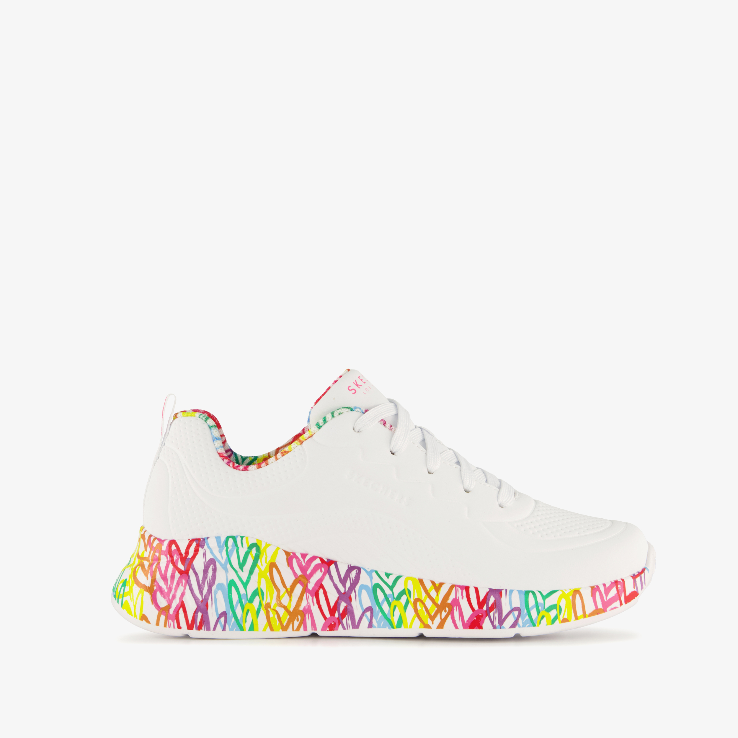 Skechers Uno Lite dames sneakers wit, foto 6