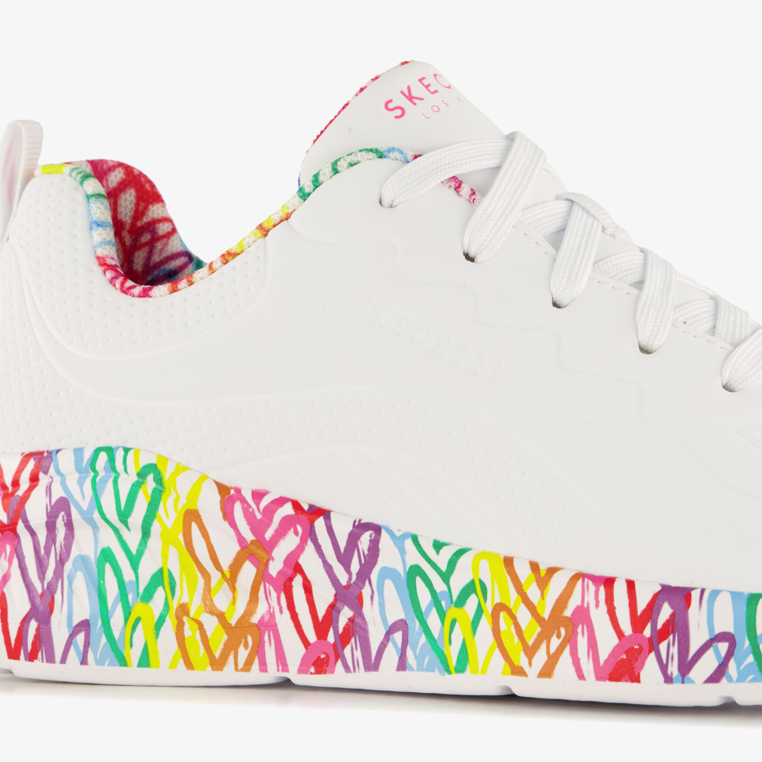 Skechers Uno Lite dames sneakers wit, foto 2