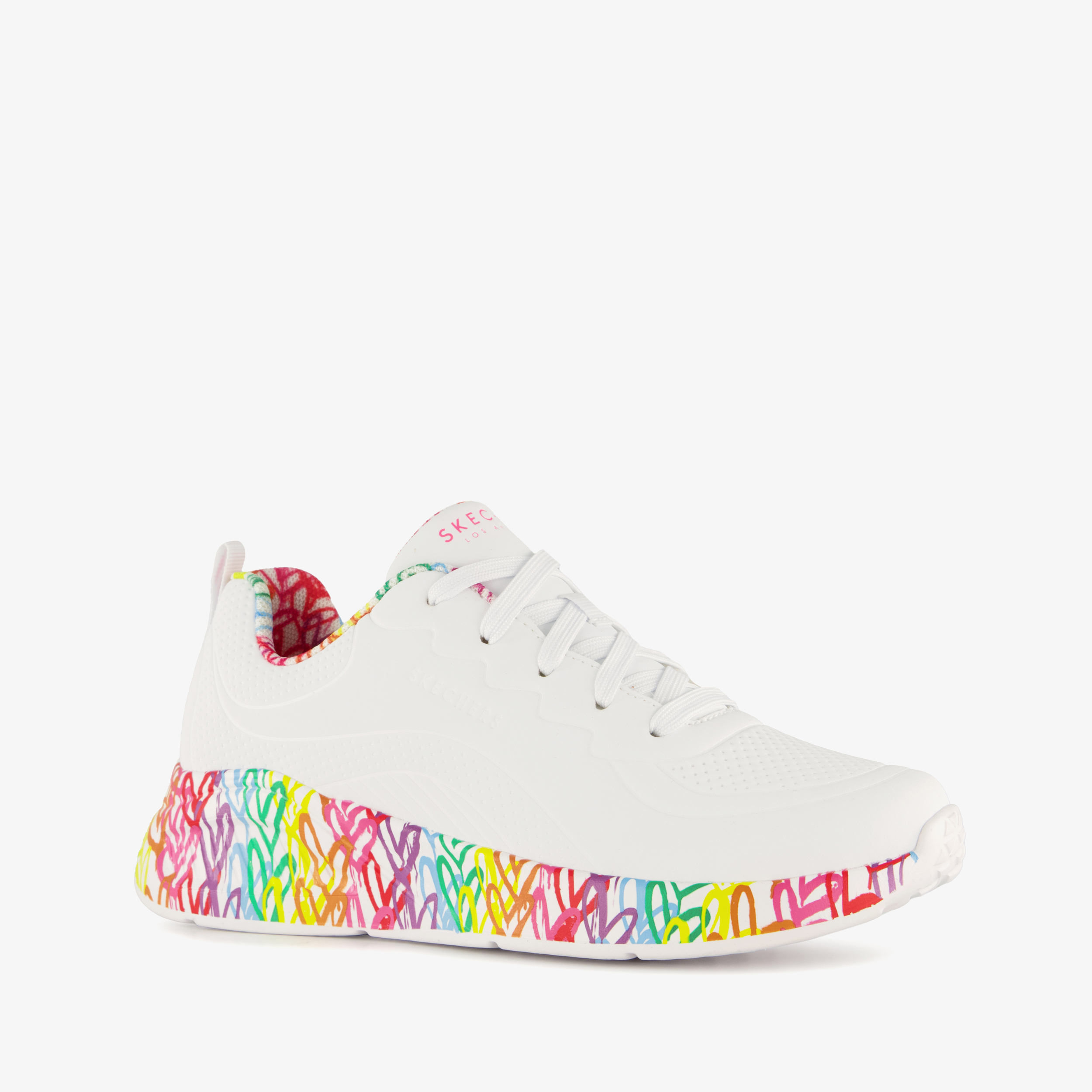 Skechers Uno Lite dames sneakers wit, foto 7