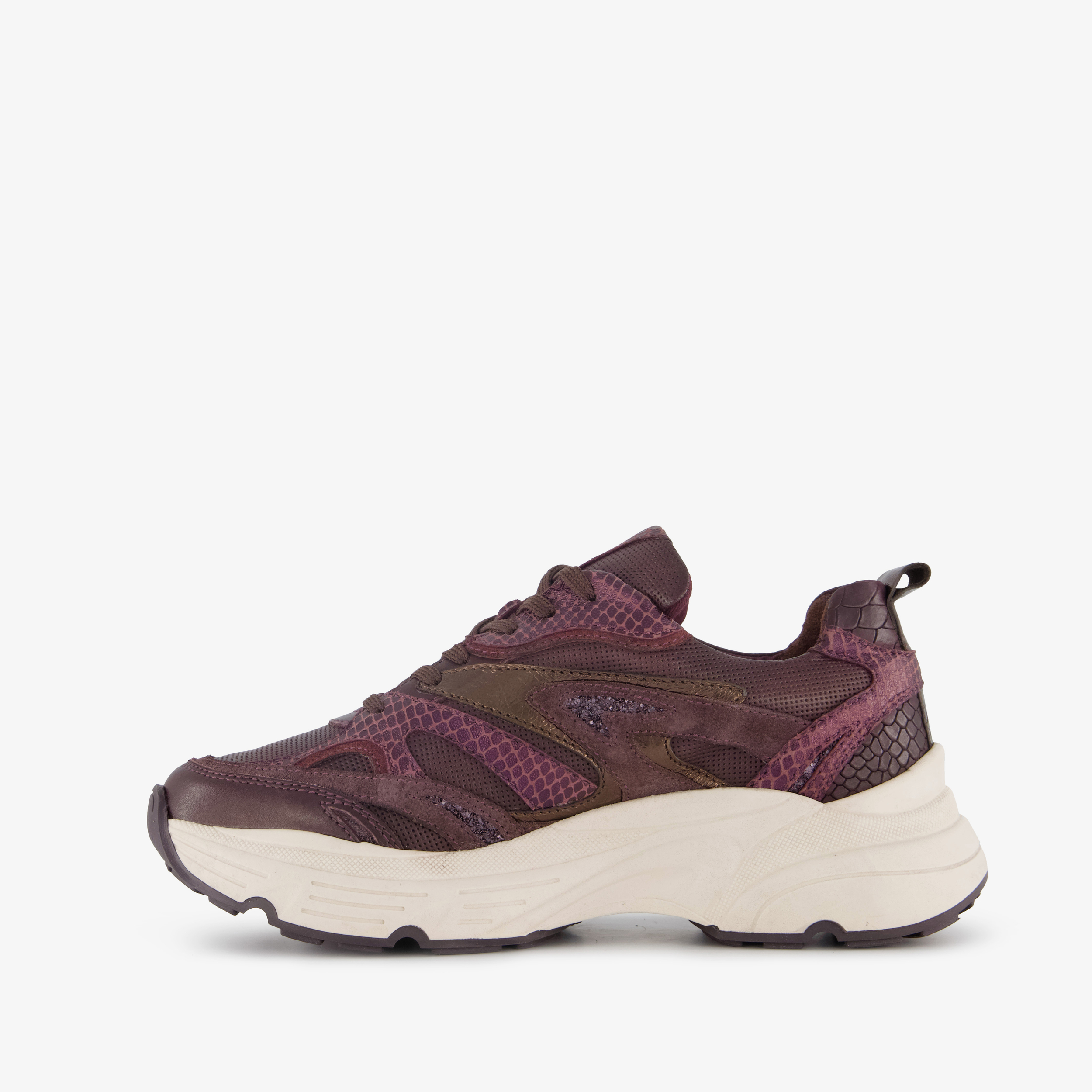 Harper dames sneakers bordeaux rood