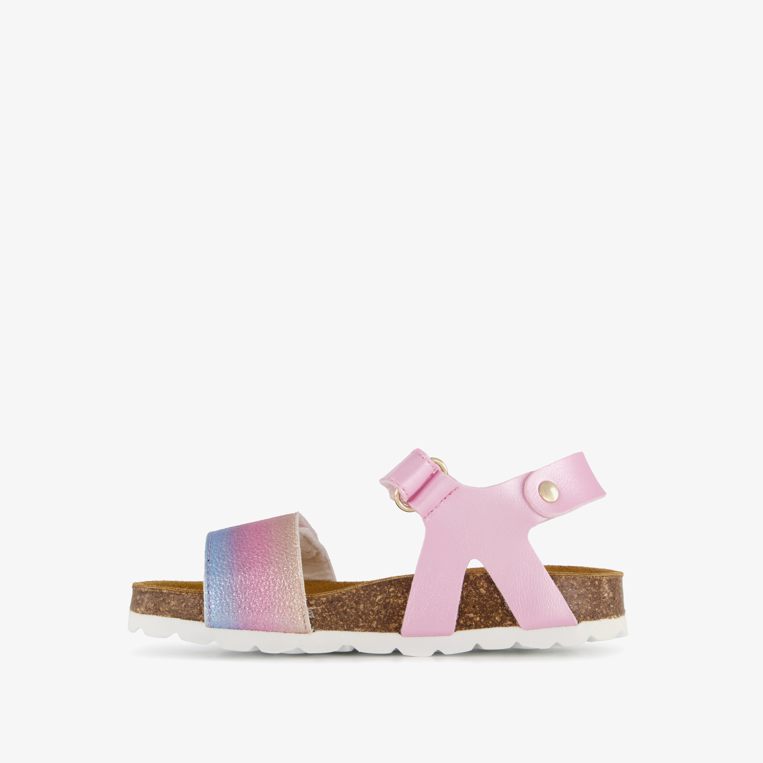Hush Puppies meisjes bio sandalen metallic roze