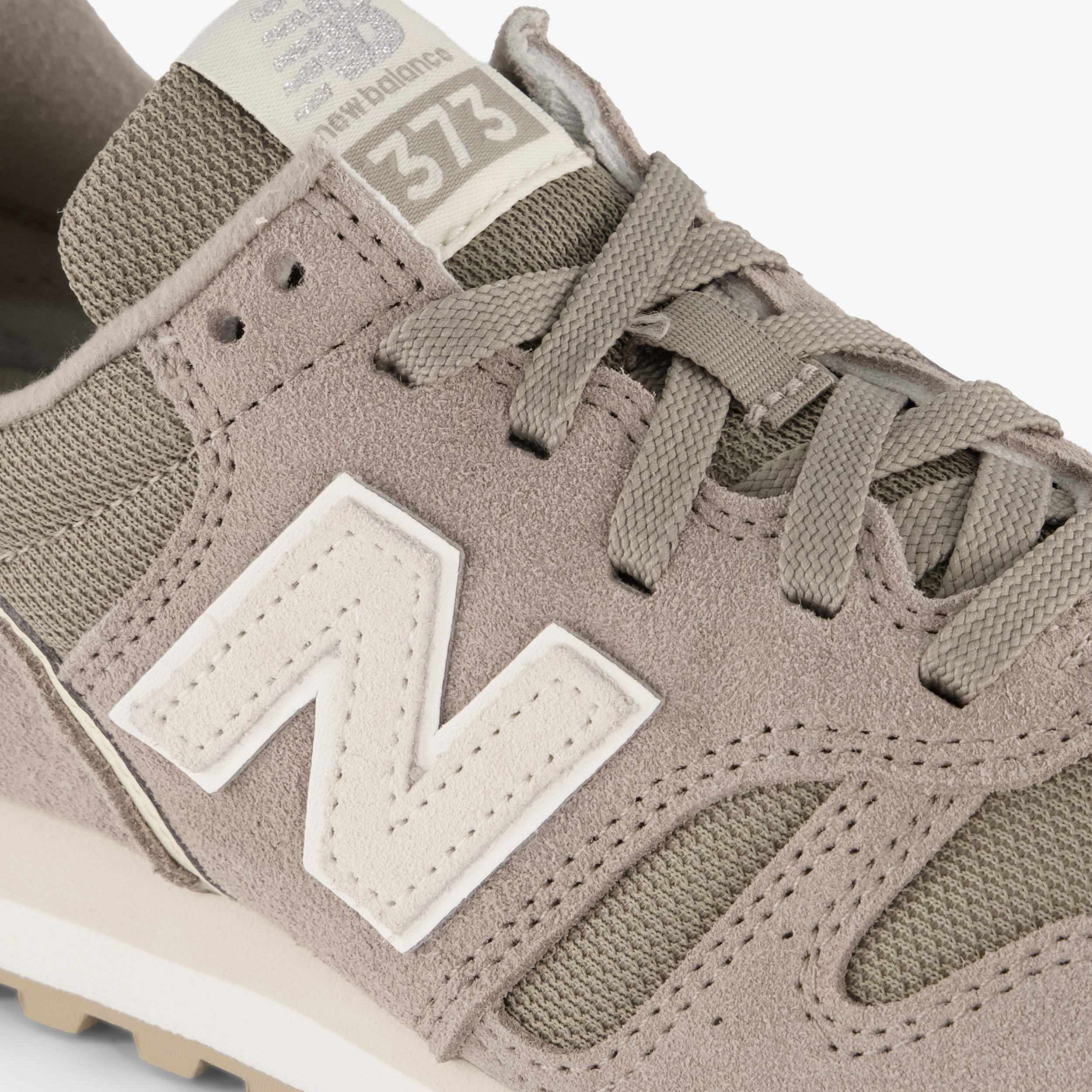 New Balance 373 suède dames sneakers beige, foto 2