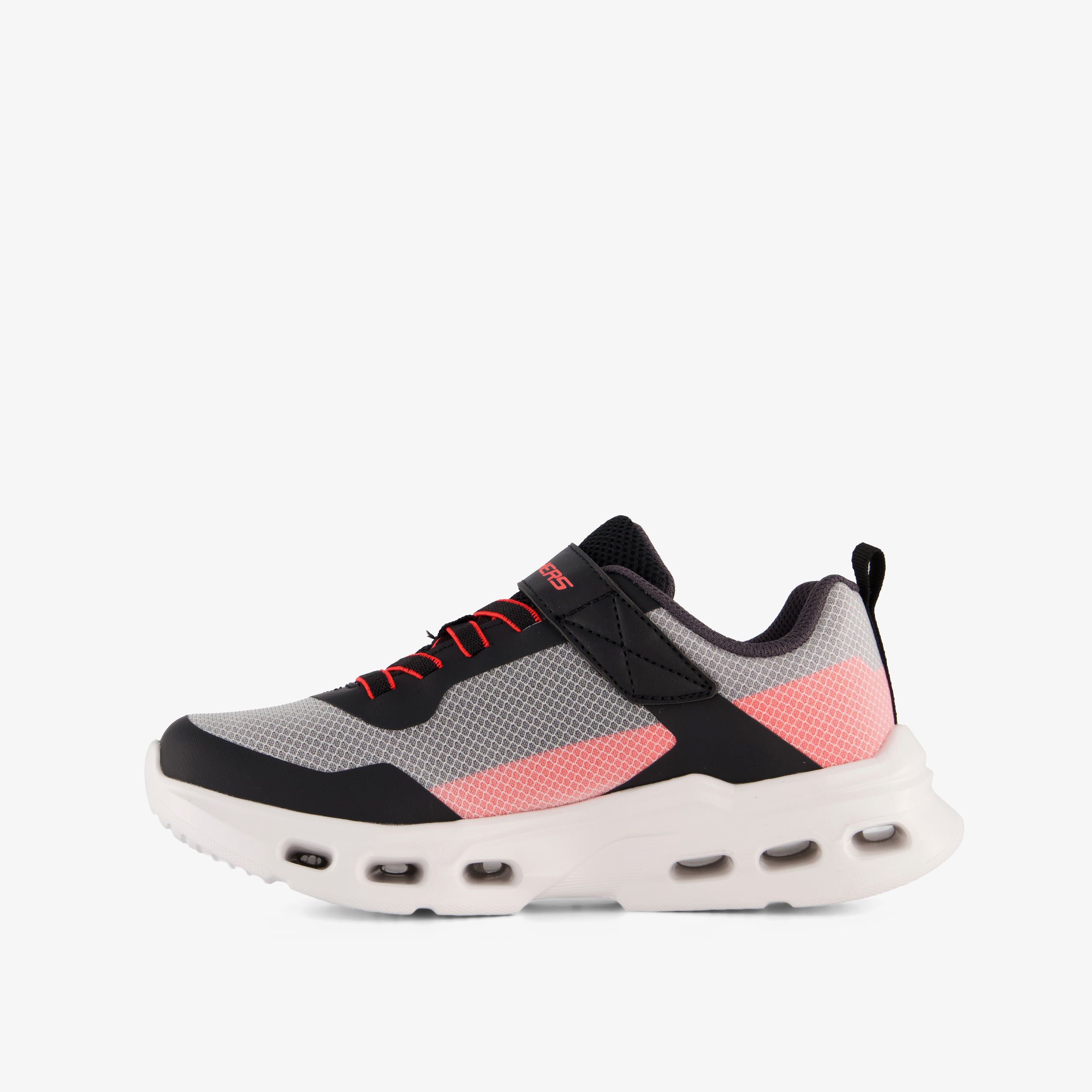 Skechers Glide-Step Drift - Zorzox kinder sneakers zwart rood