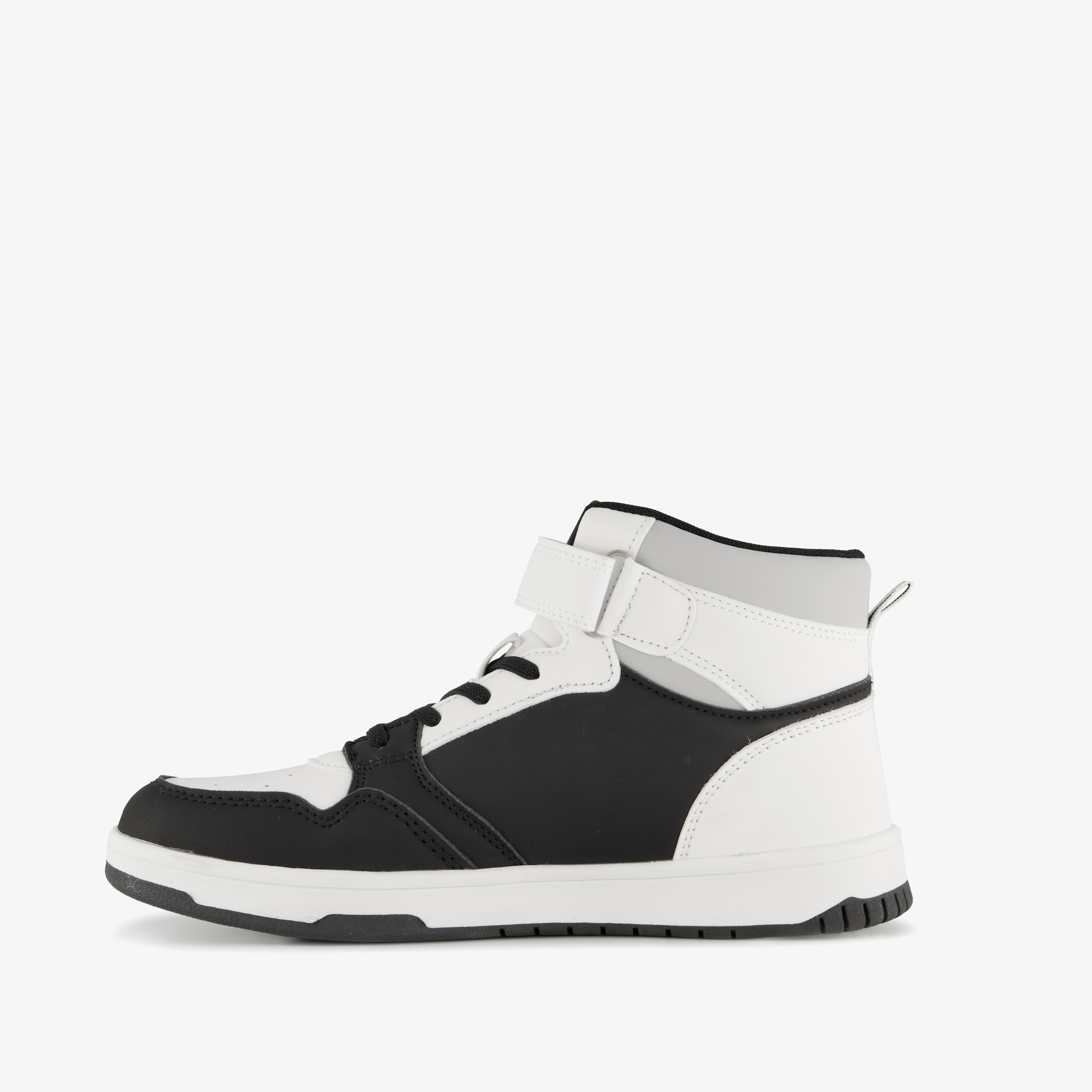 Blue Box hoge jongens sneakers met ster wit zwart