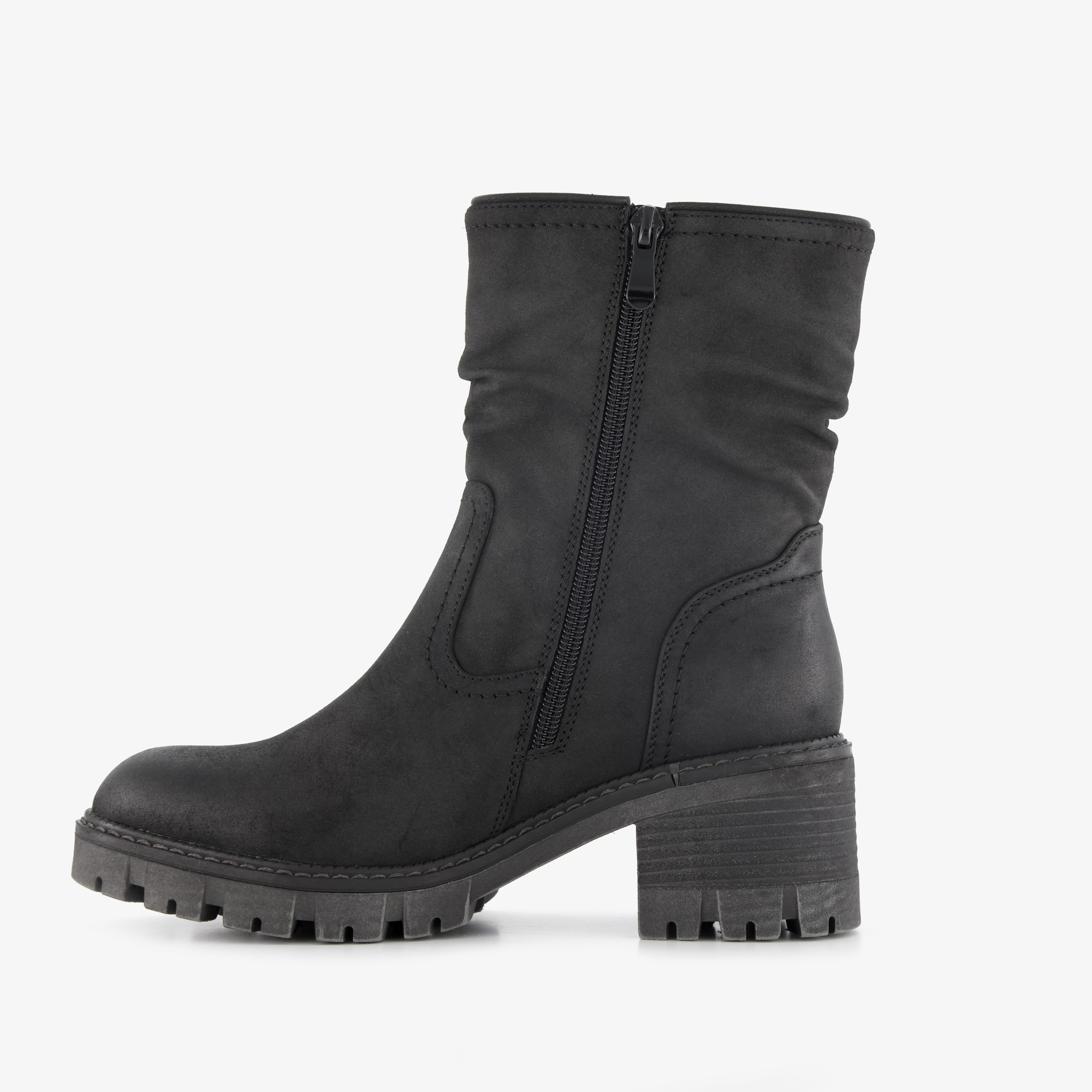 Blue Box dames boots met hak zwart