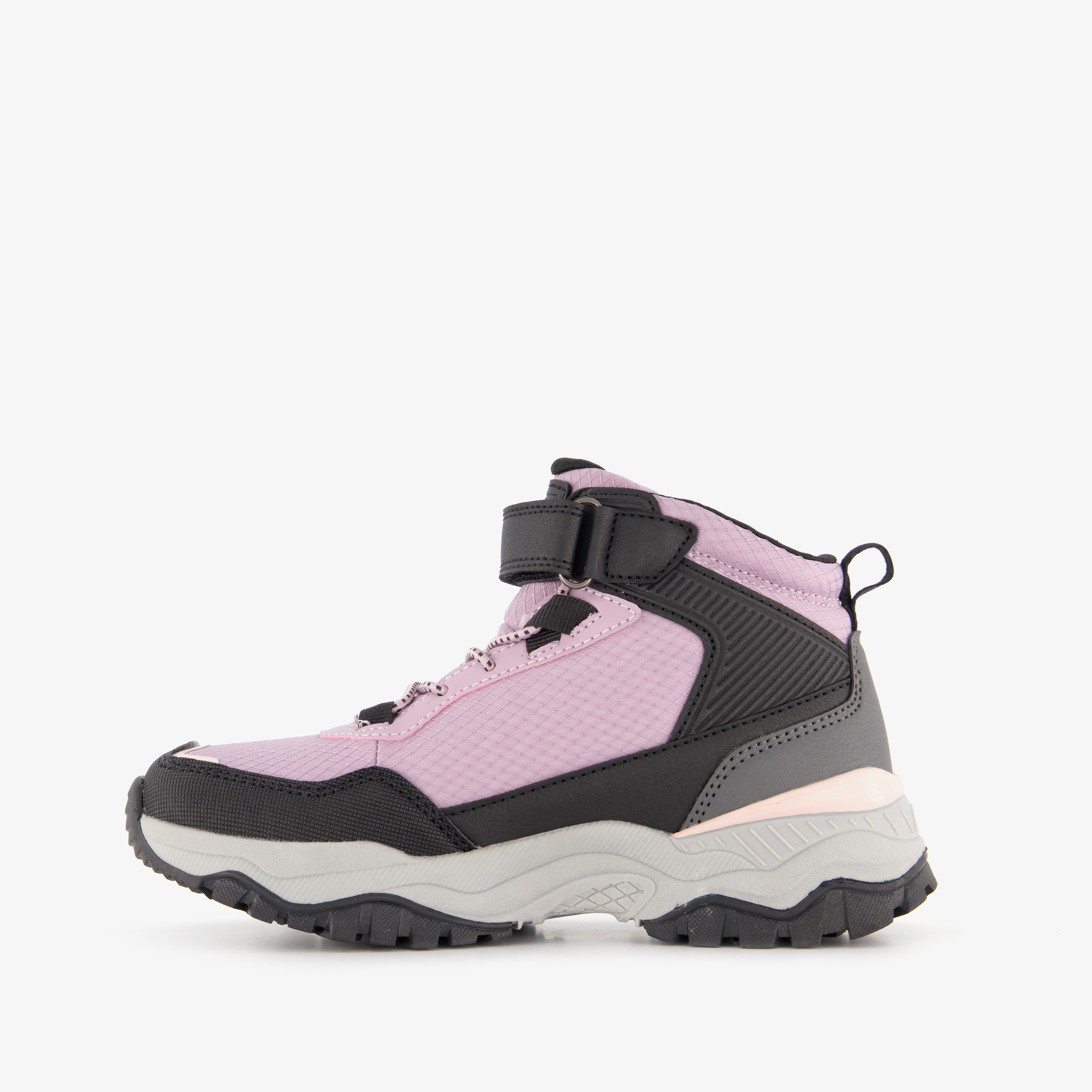 Blue Box hoge meisjes wandel sneakers lila zwart