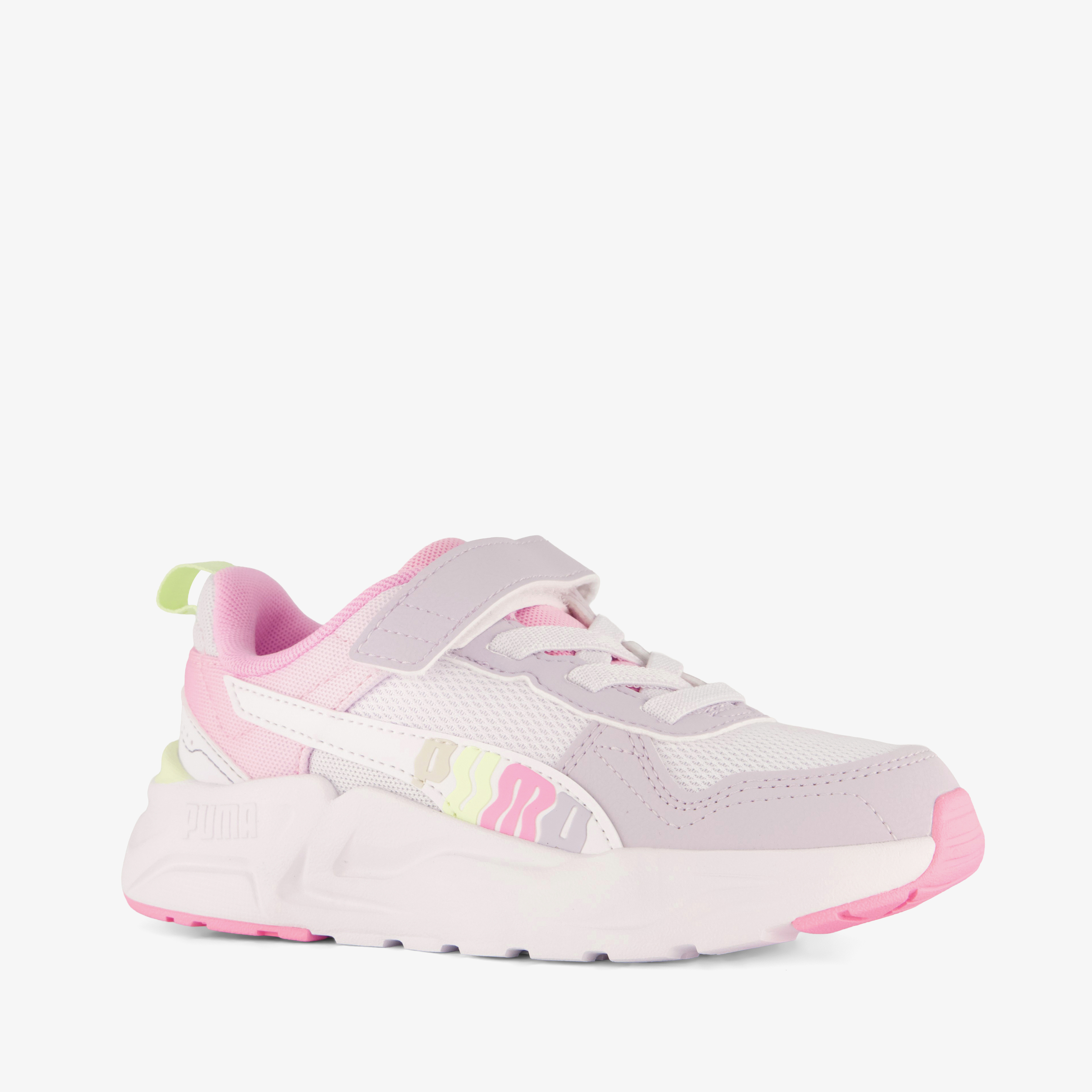 Puma Trinity 2 LT Come On AC+ meisjes sneakers roze wit, foto 8