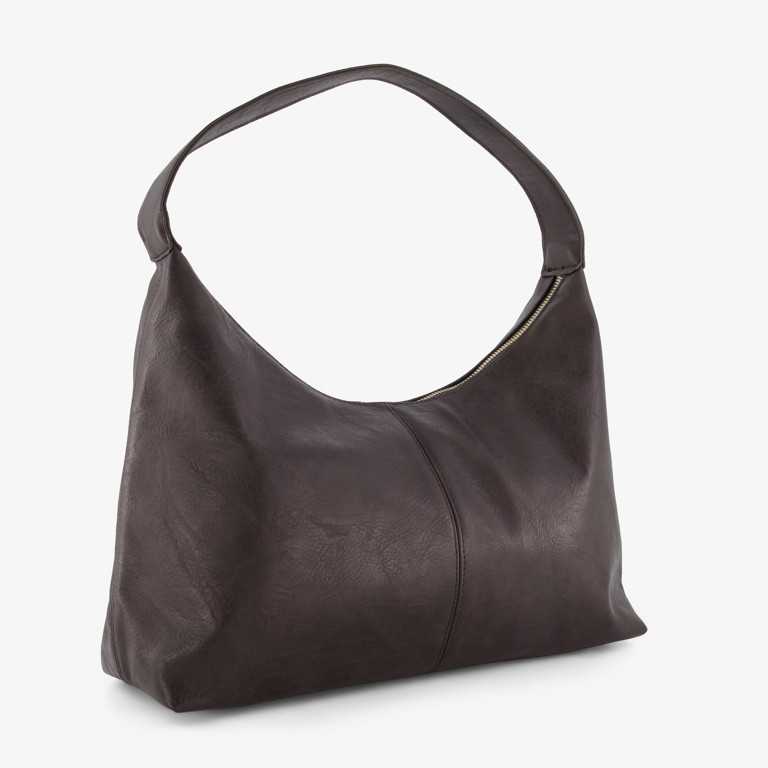 Scapino Dames schoudertas donkerbruin bruin, foto 4
