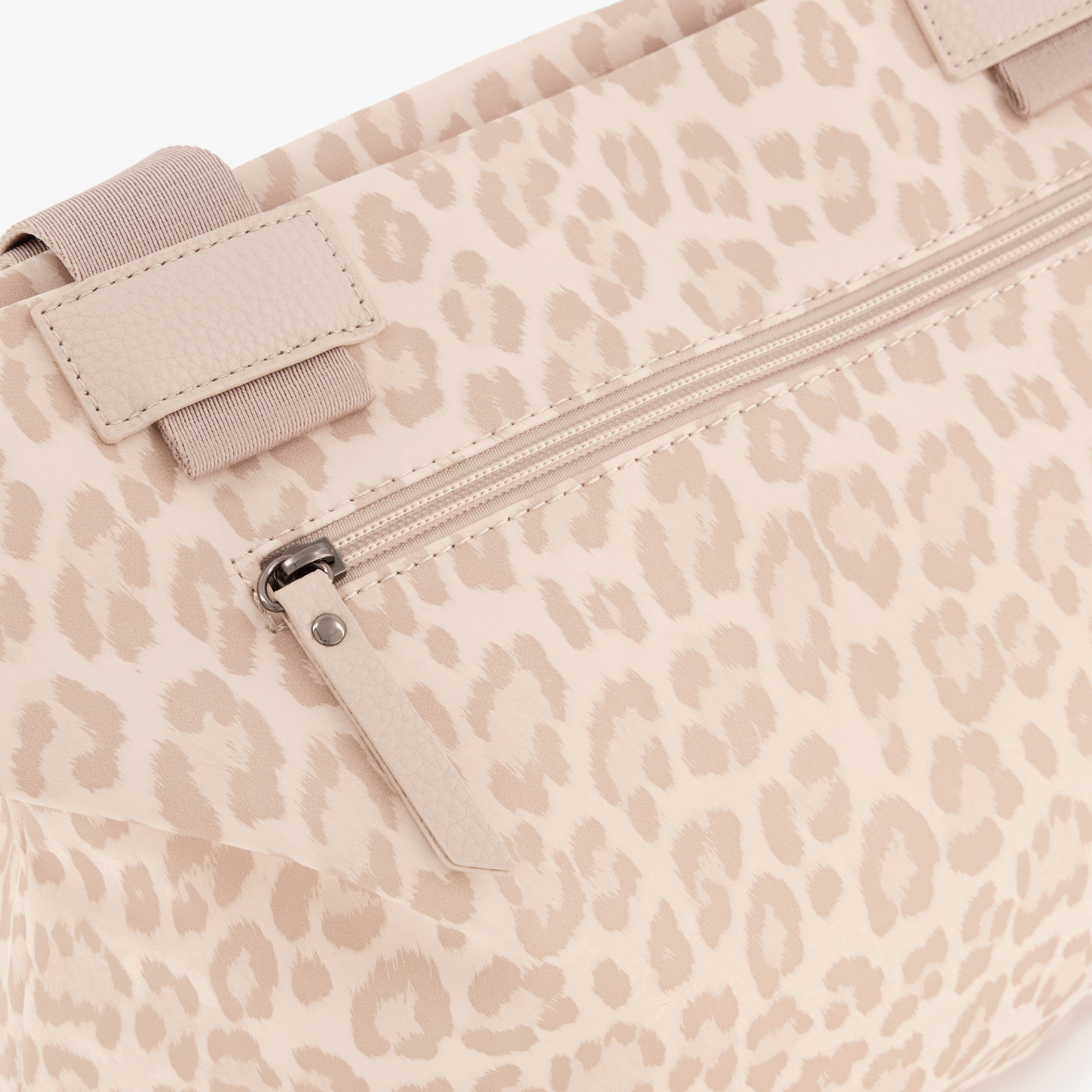 Enrico Benetti dames shopper met panterprint beige, foto 3