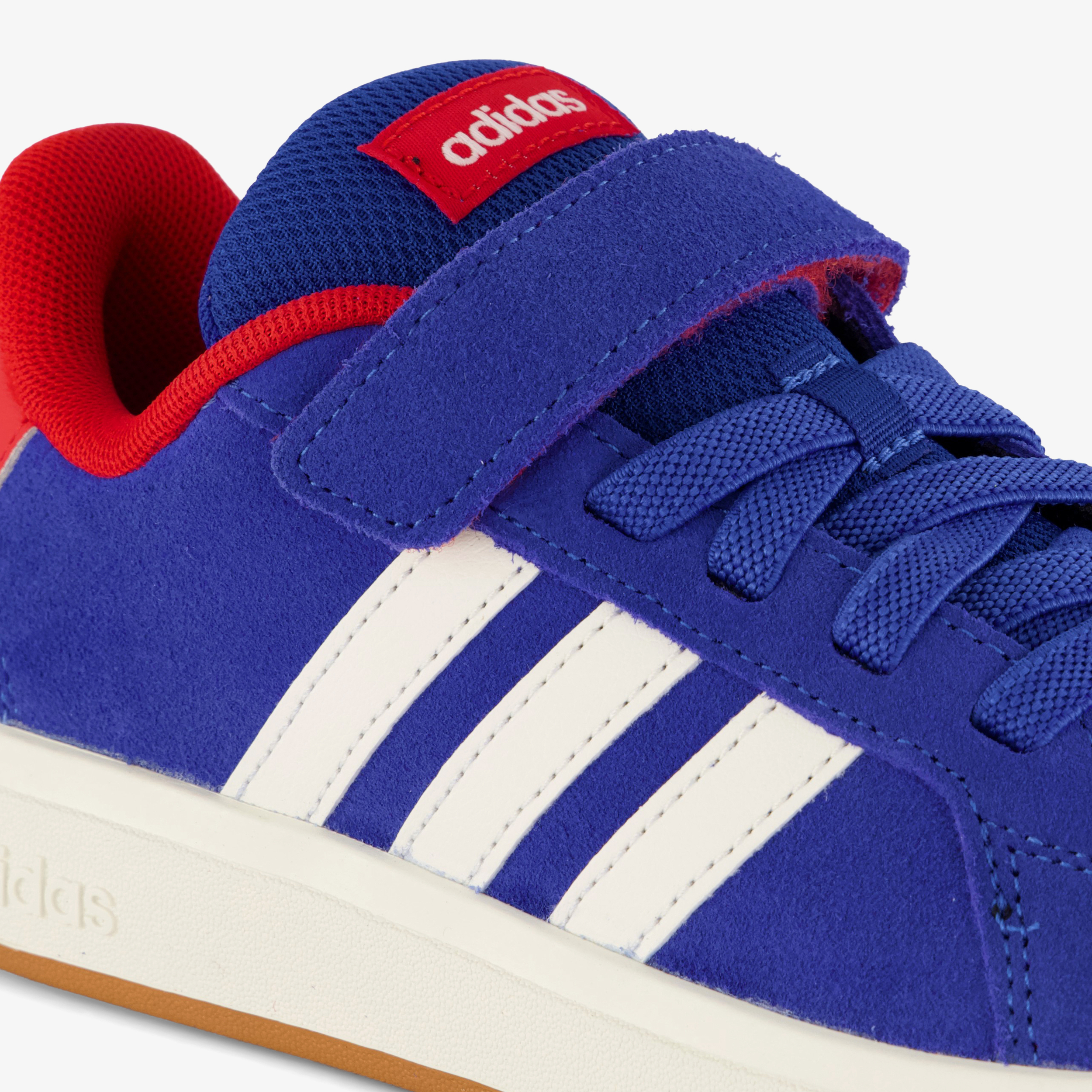 Adidas Grand Court 00s suède kinder sneakers blauw, foto 3