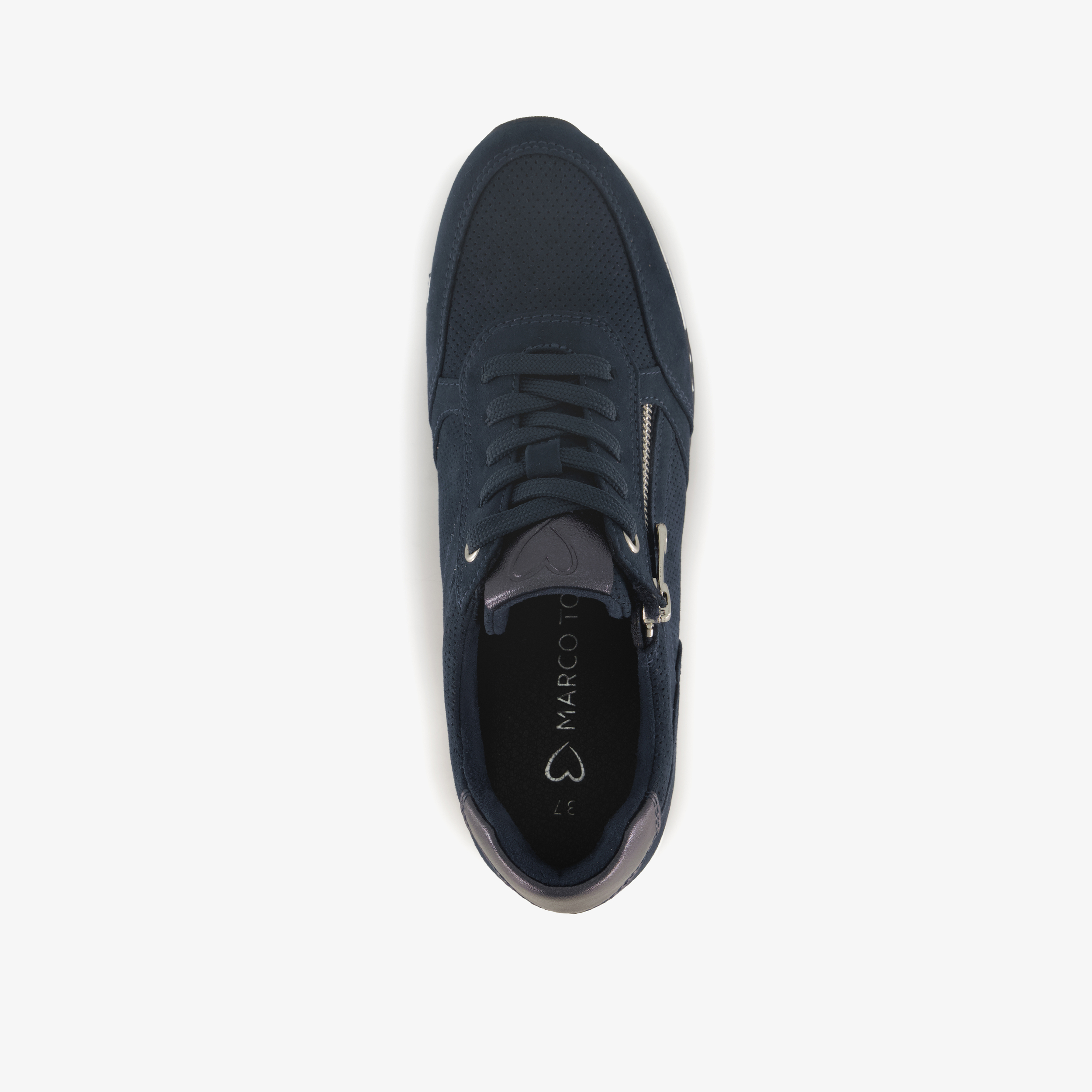 Marco Tozzi dames sneakers donkerblauw blauw, foto 5