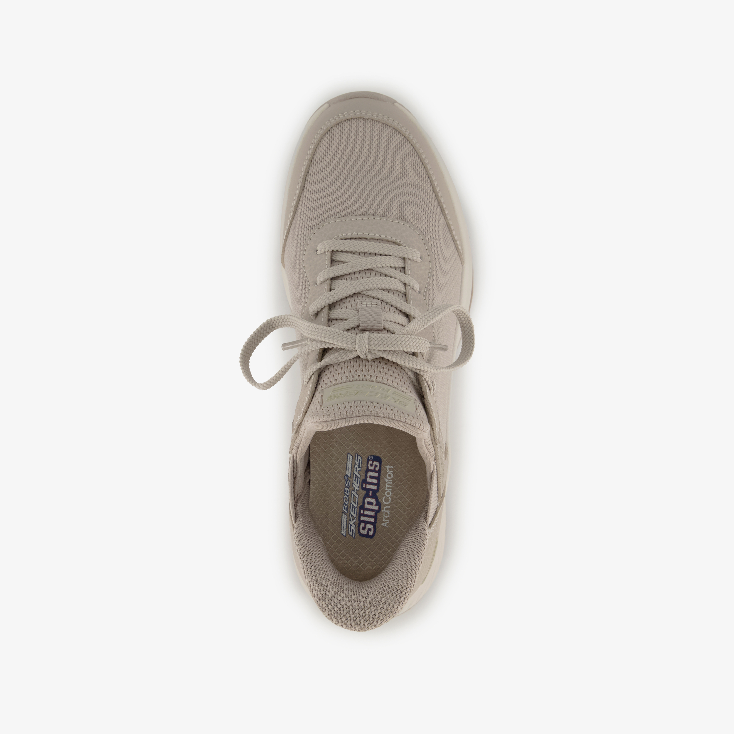 Skechers Slip-ins: BOBS Arch Comfort dames sneakers beige, foto 5