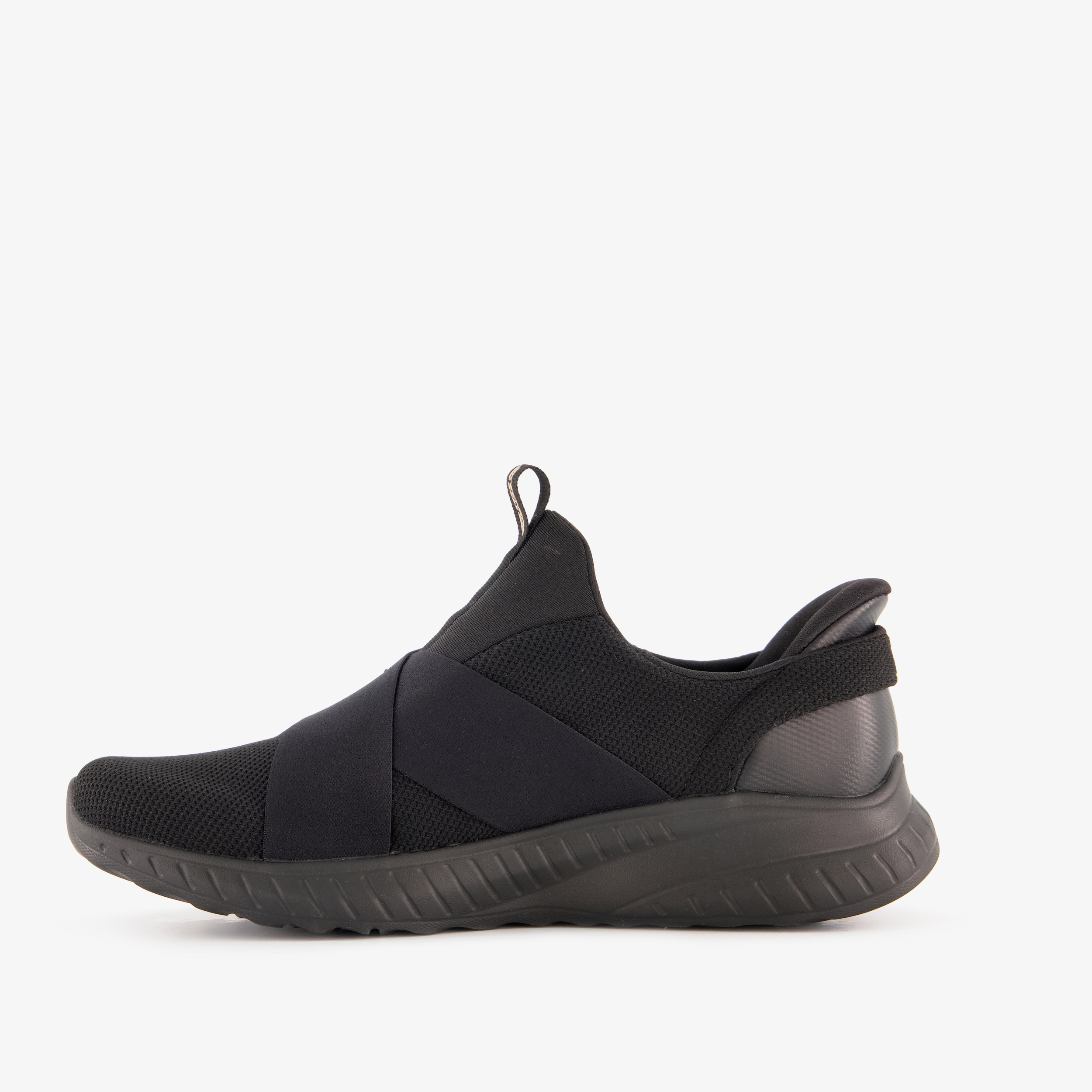 Skechers Slip-ins BOBS Sport Squad dames sneakers zwart