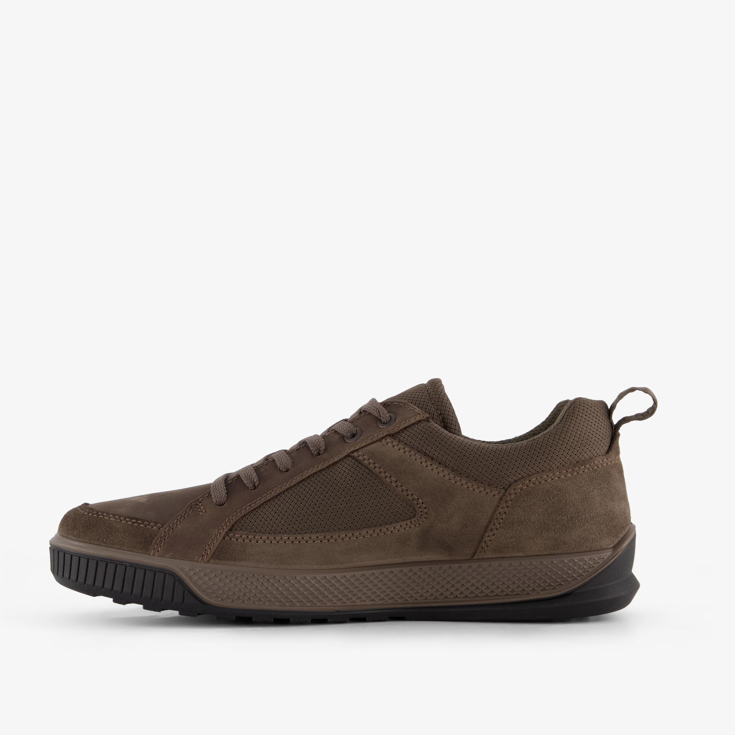 Ecco Bypath Tred suède heren veterschoenen bruin