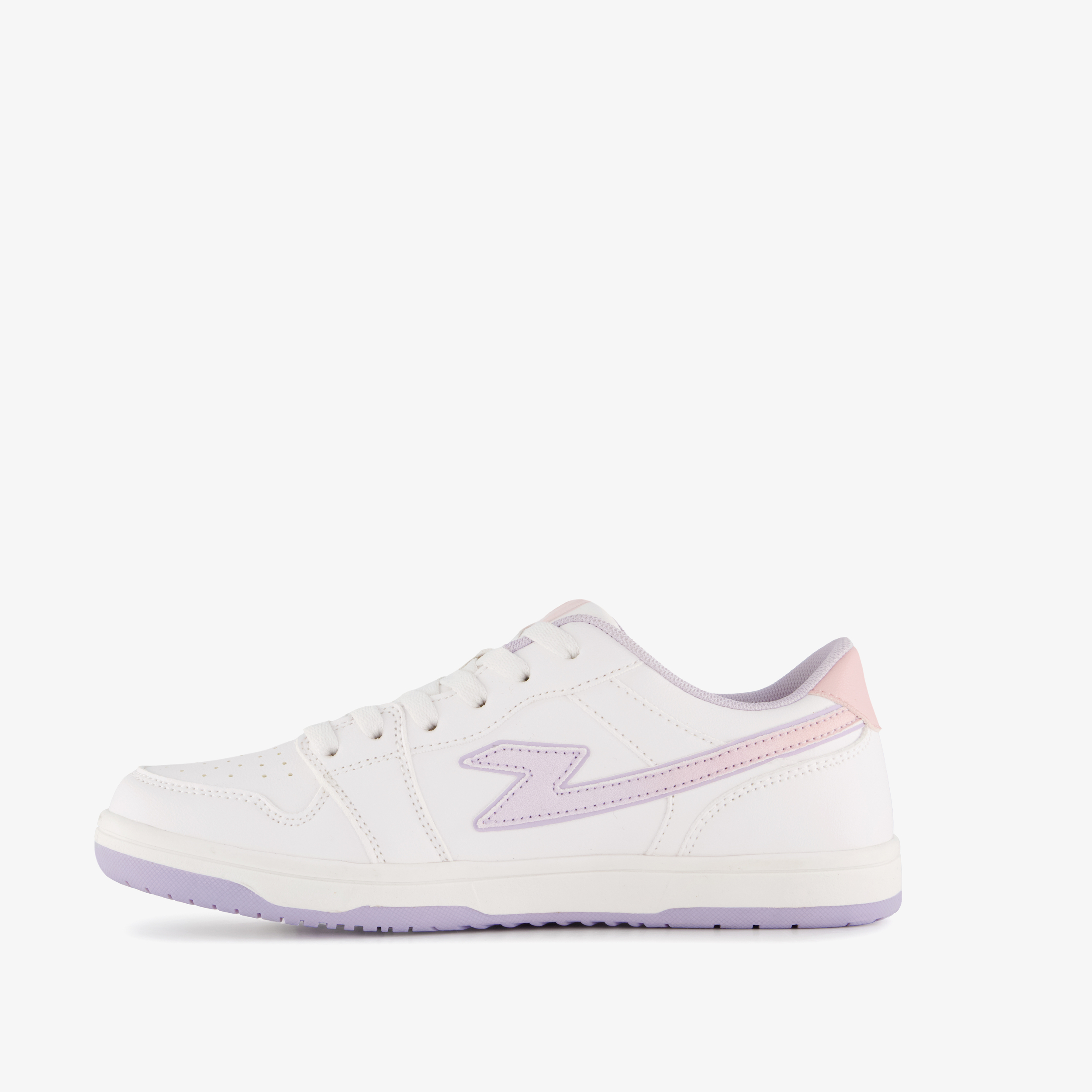 Blue Box meisjes sneakers wit pastel roze