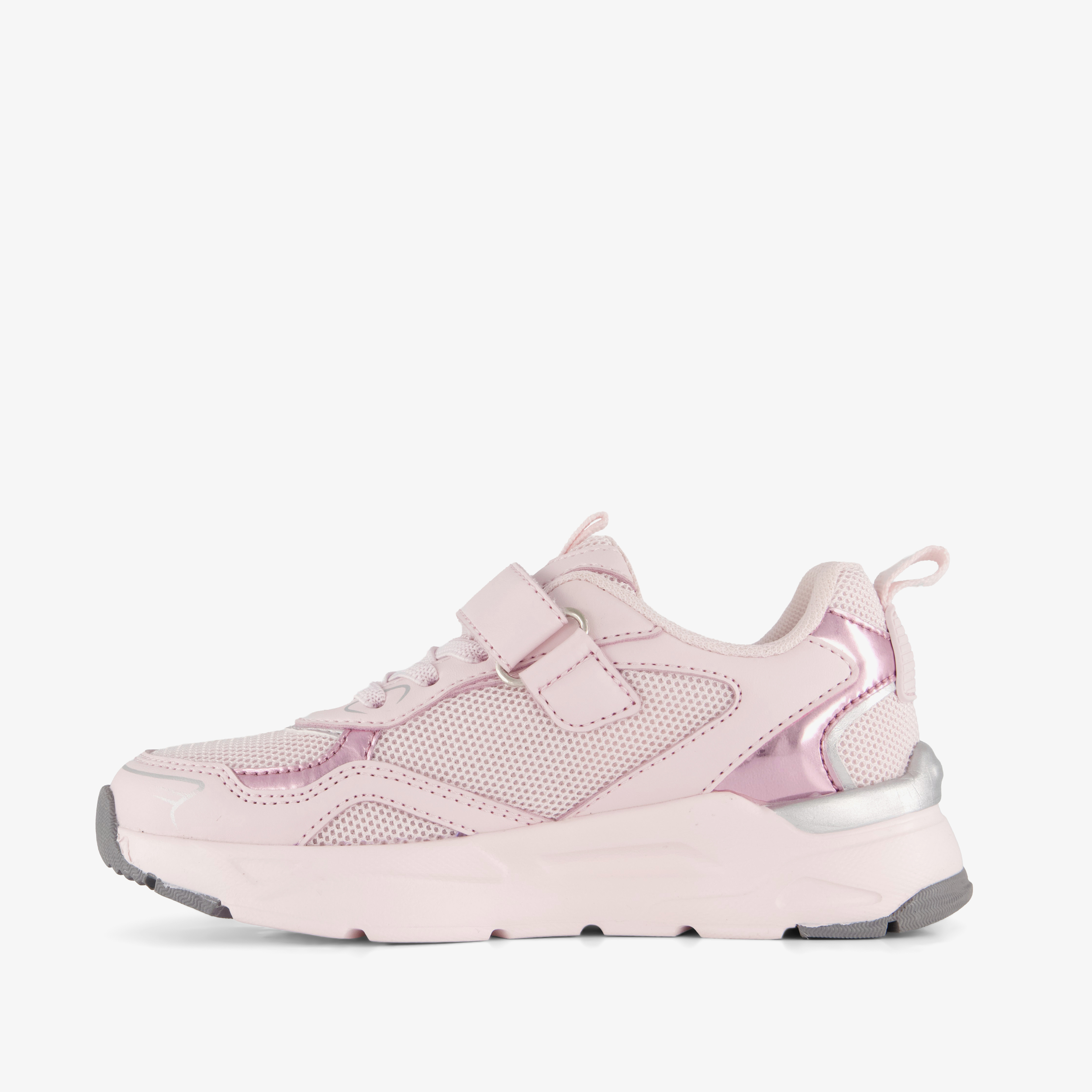 Blue Box meisjes sneakers lichtroze metallic
