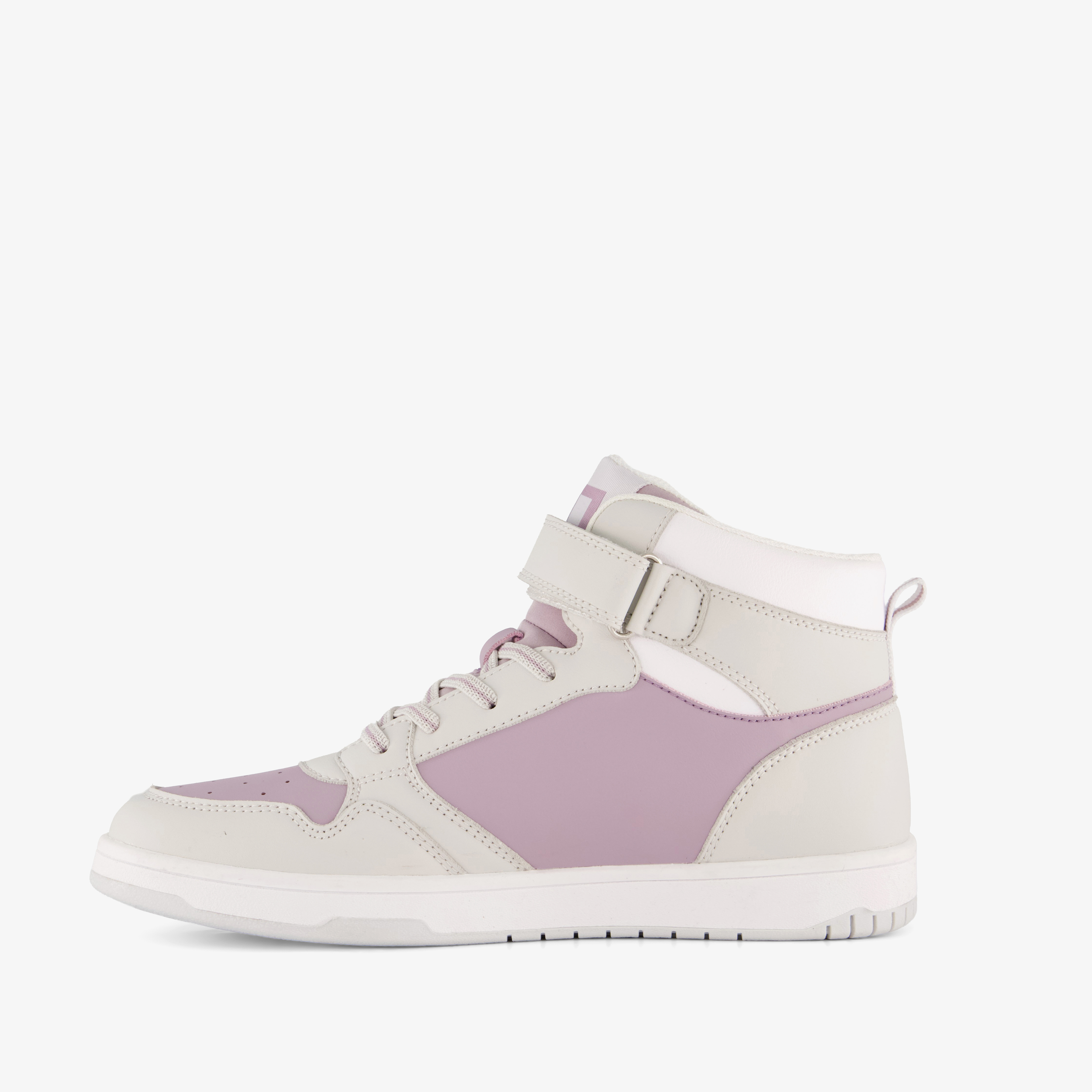 Blue Box meisjes hoge sneakers grijs roze