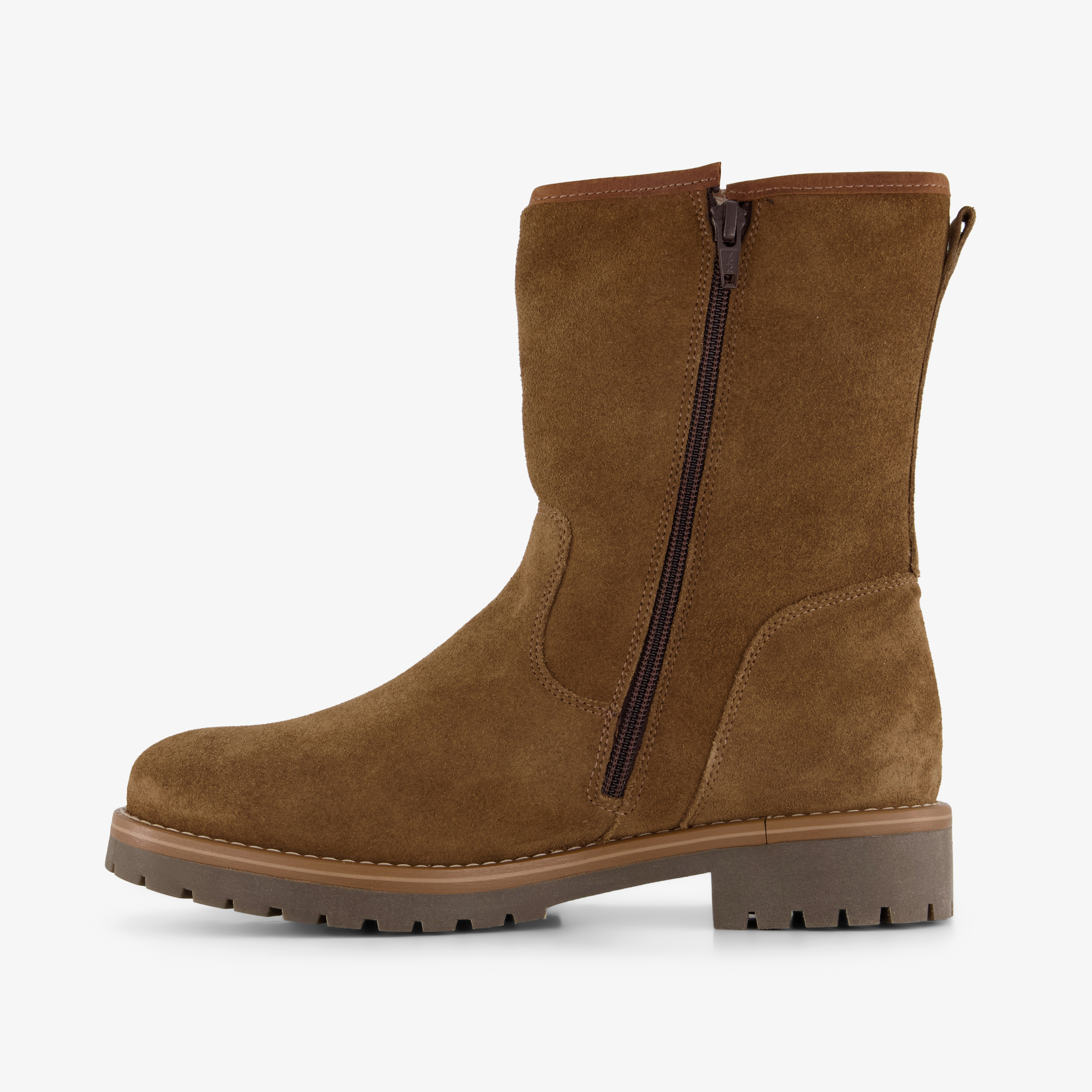 Output suède dames boots bruin