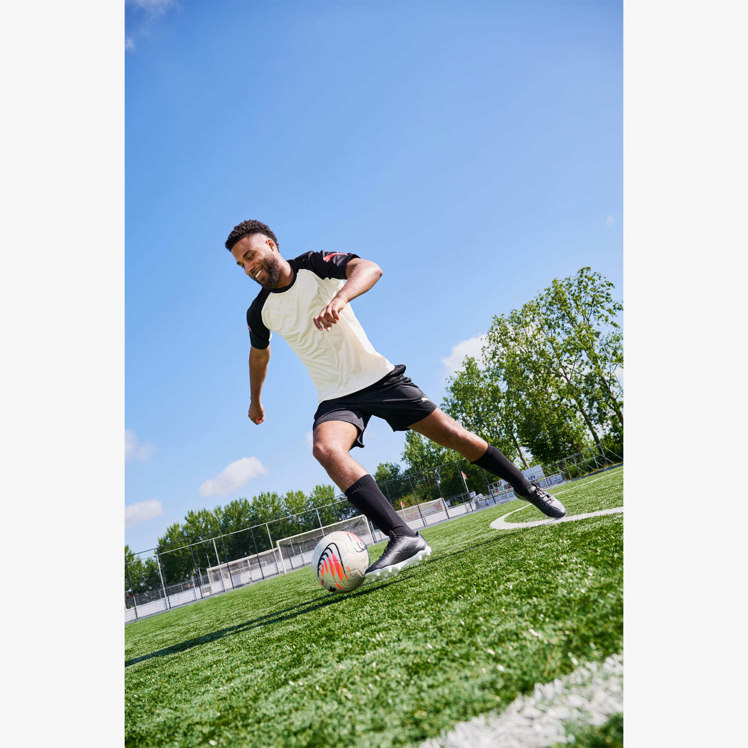 Puma Teamrise heren sportshort zwart, foto 3