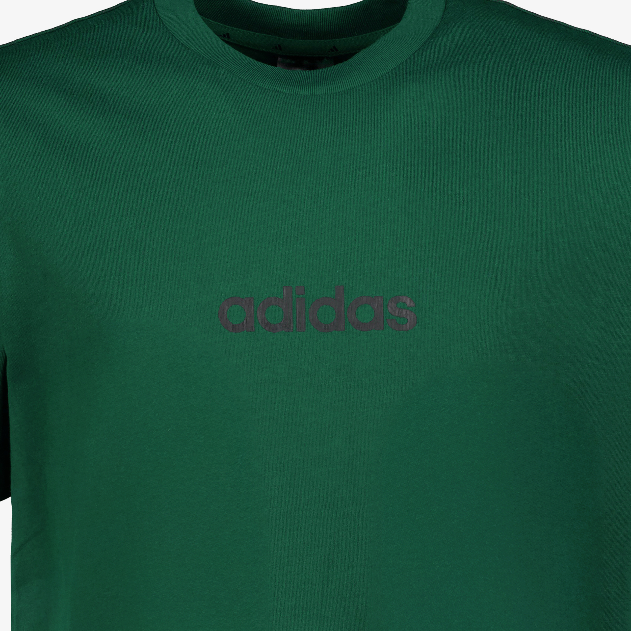 Adidas Essentials Linear Single Jersey heren T-shirt groen, foto 2