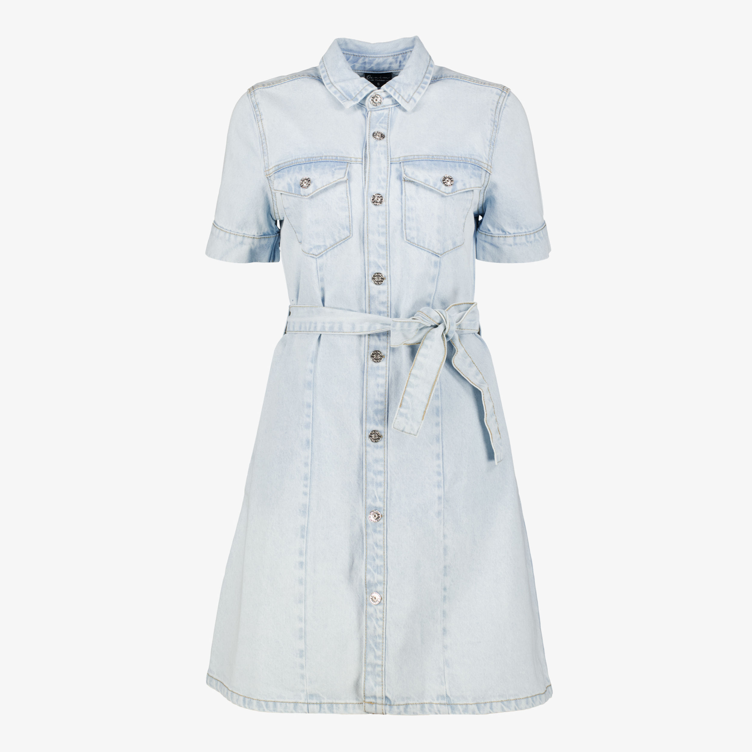 TwoDay dames denim jurk lichtblauw