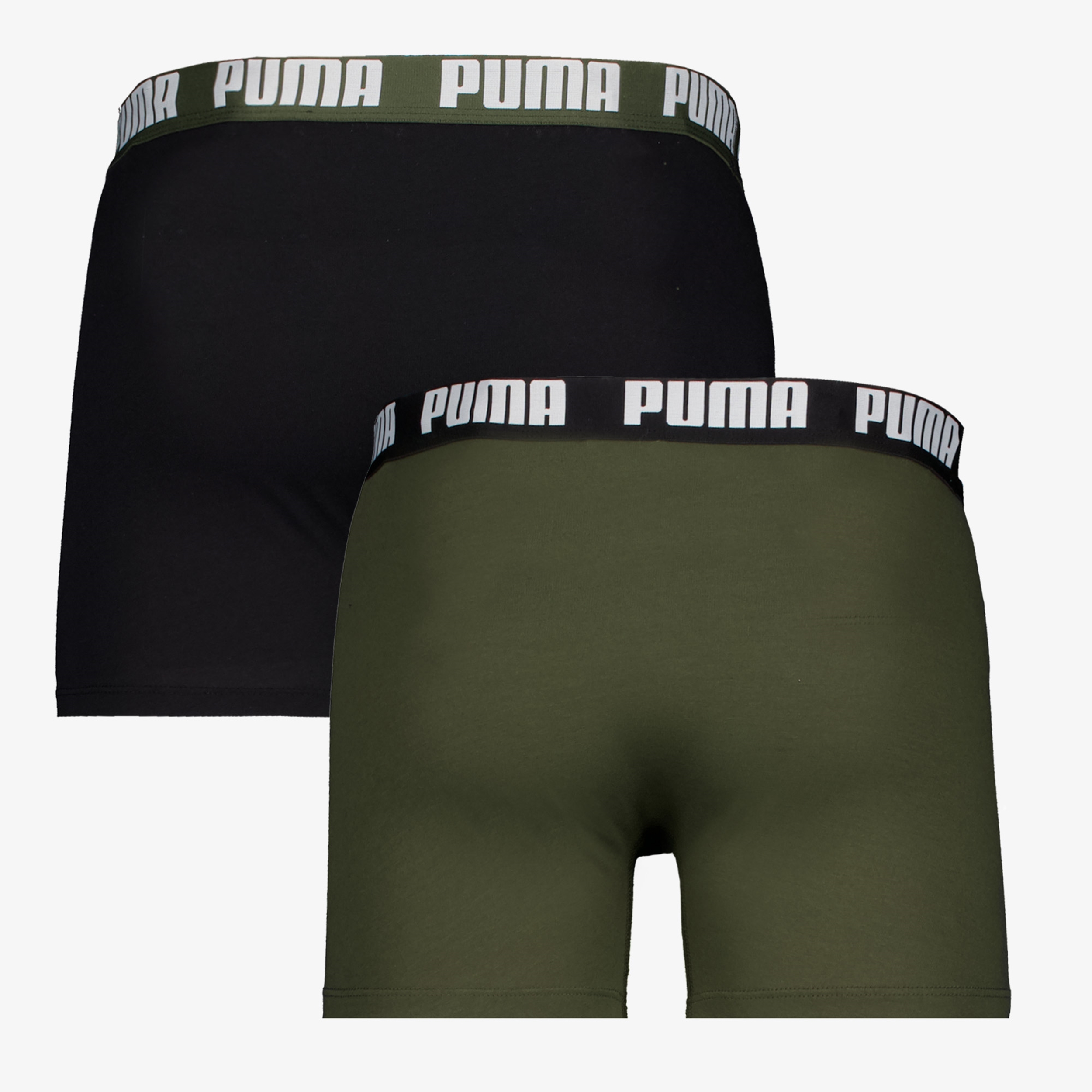 Puma Everyday Basic Boxer 2 pack groen zwart