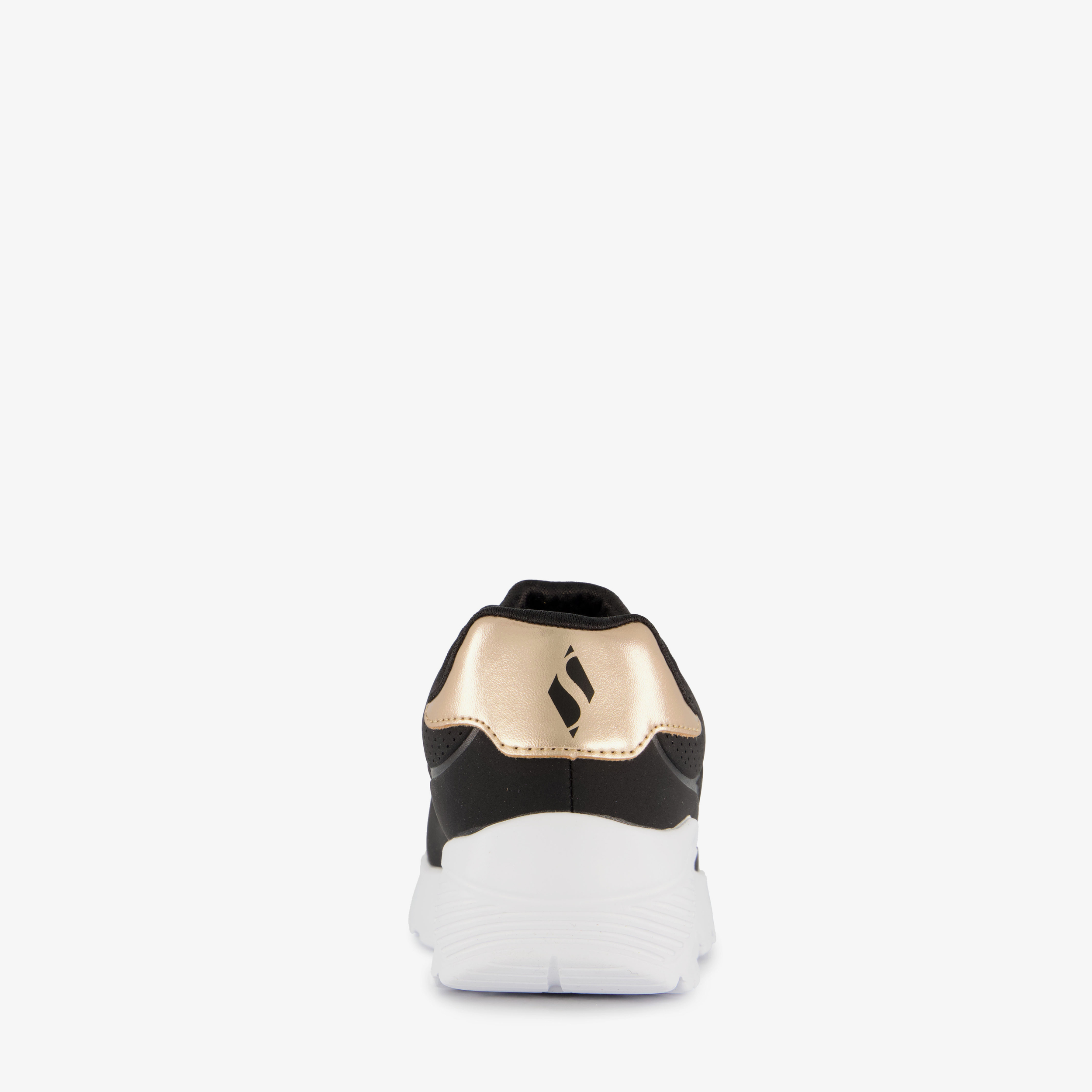 Skechers Uno Lite meisjes sneakers zwart goud, foto 2
