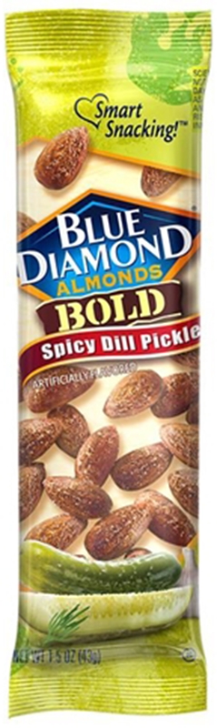 Blue Diamond 714322 Almonds Spicy Dill Pickle 15 oz Tube Pack of 12