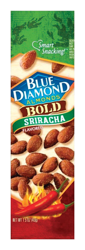 Blue Diamond Bold Sriracha Almonds 15 oz Bagged Pack of 12
