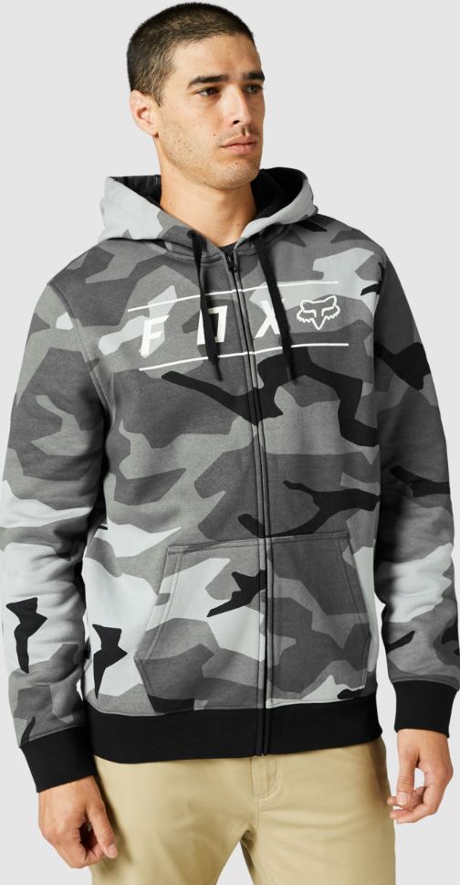 Sweat à capuche zippé Fox Racing Pinnacle Camo (liquidation)