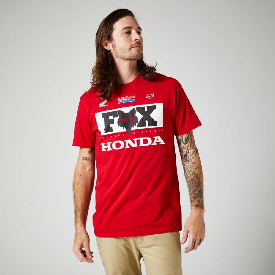T-shirt Fox Racing Honda Premium (Liquidation)