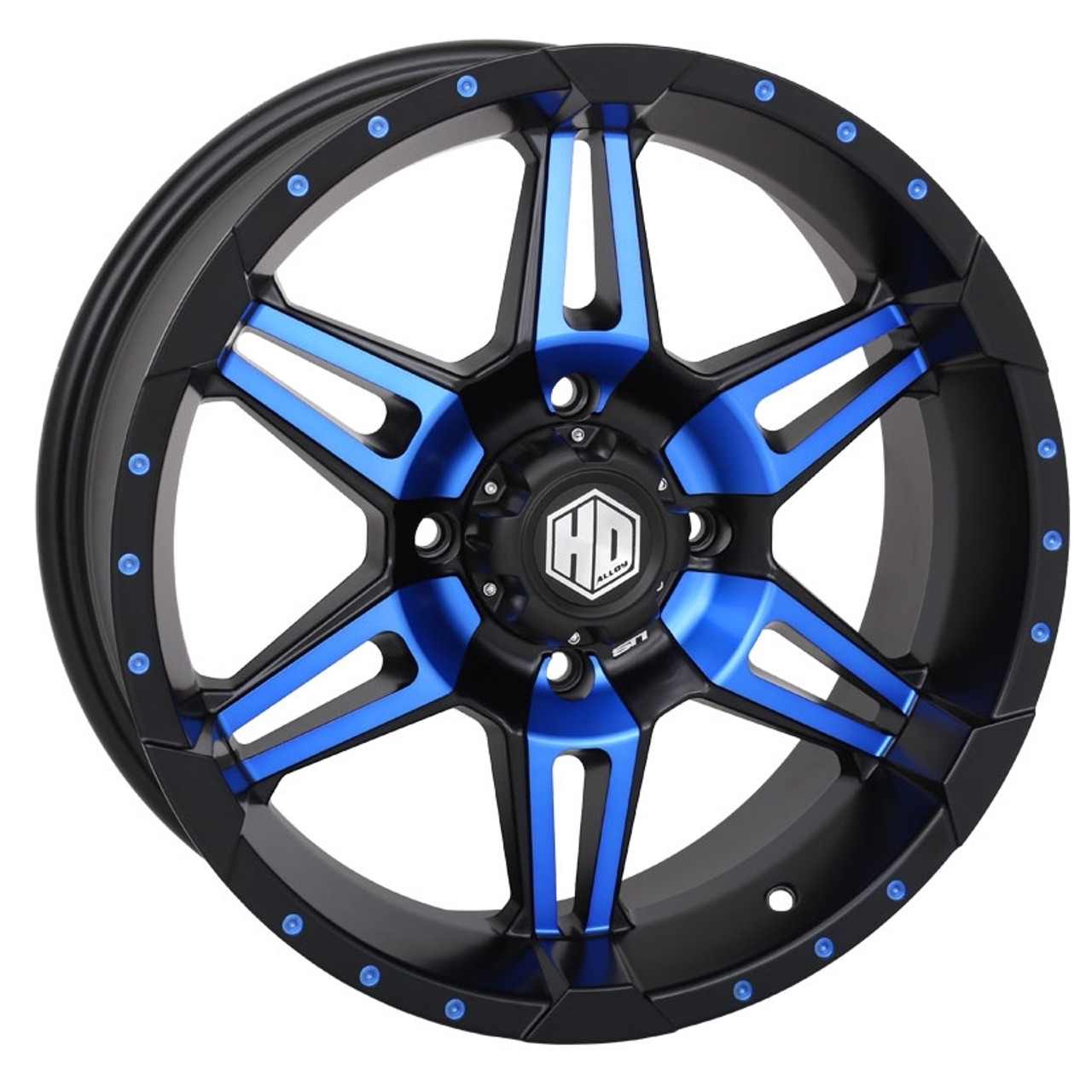 Roue radiante STI HD7 (bleue)