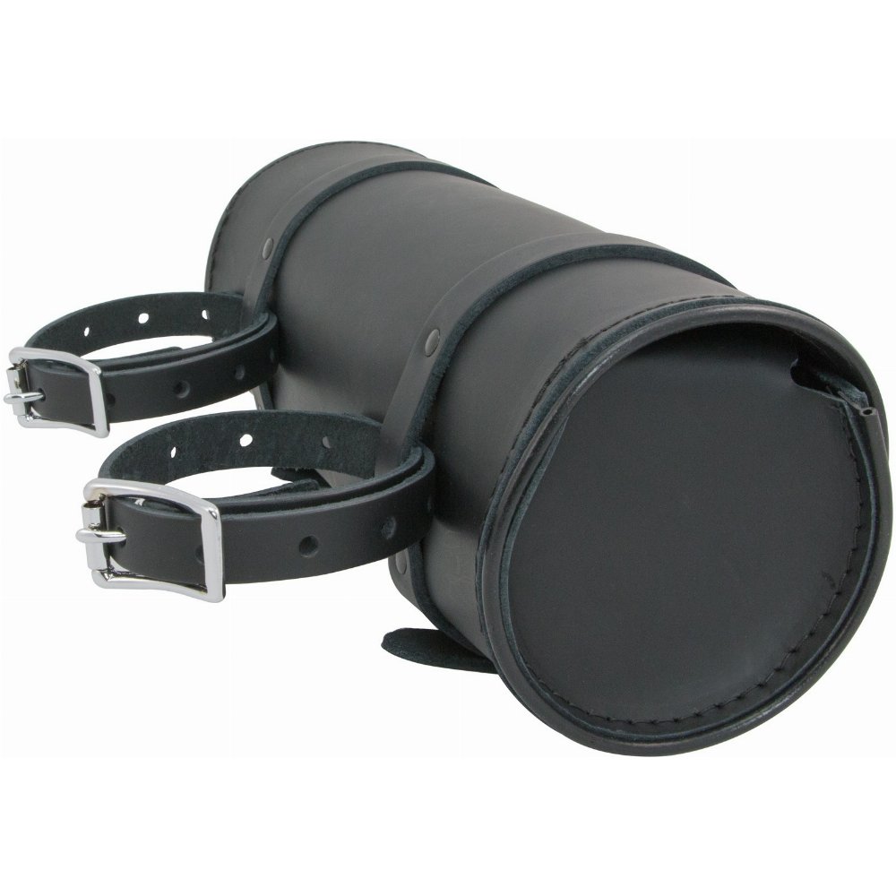 Sac à outils de moto rond en cuir Willie & Max