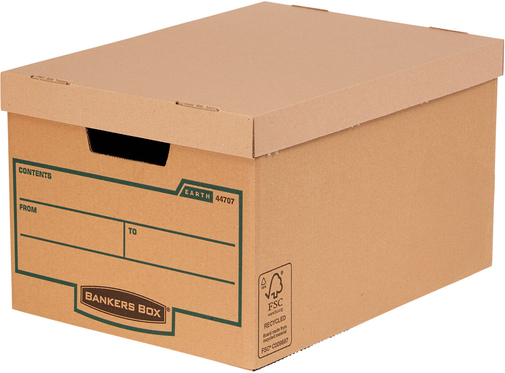 Bankers Box 4470701 Earth Large Storage Box Pack of 10 - Image 2
