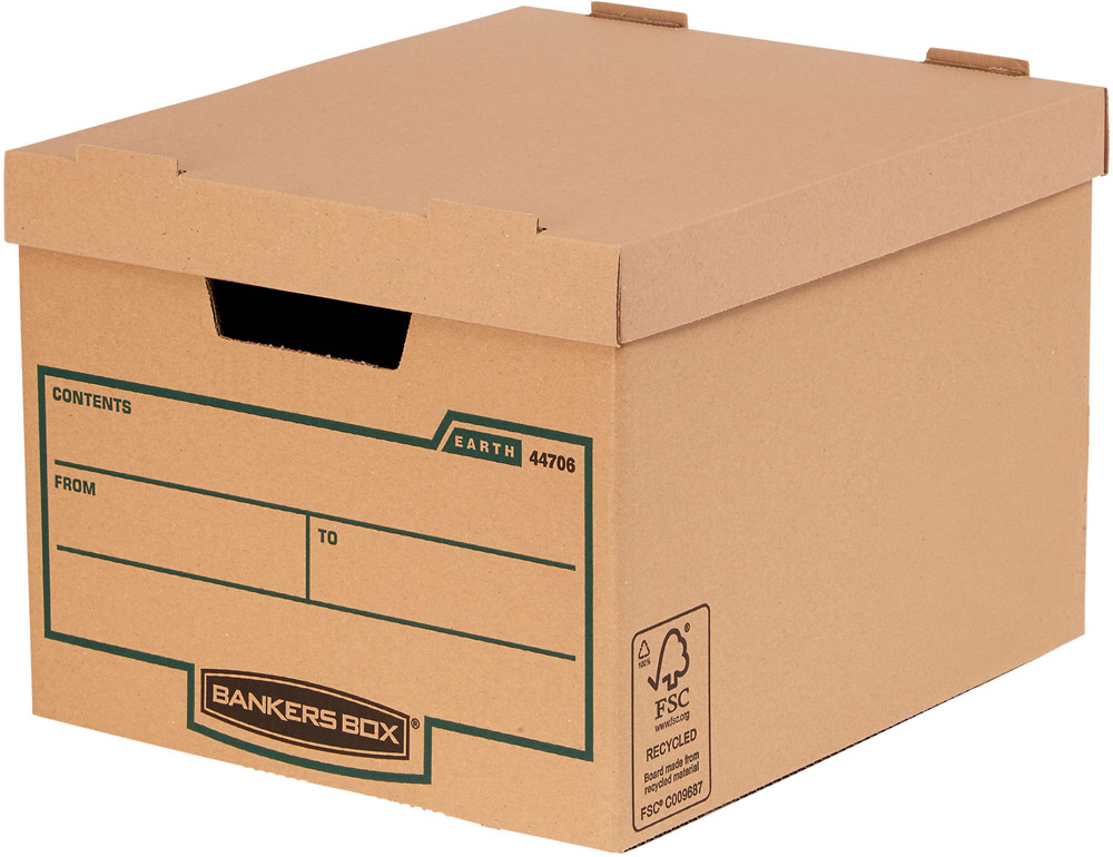 Bankers Box Brown Earth Series Storage Box Pk10 - Image 5