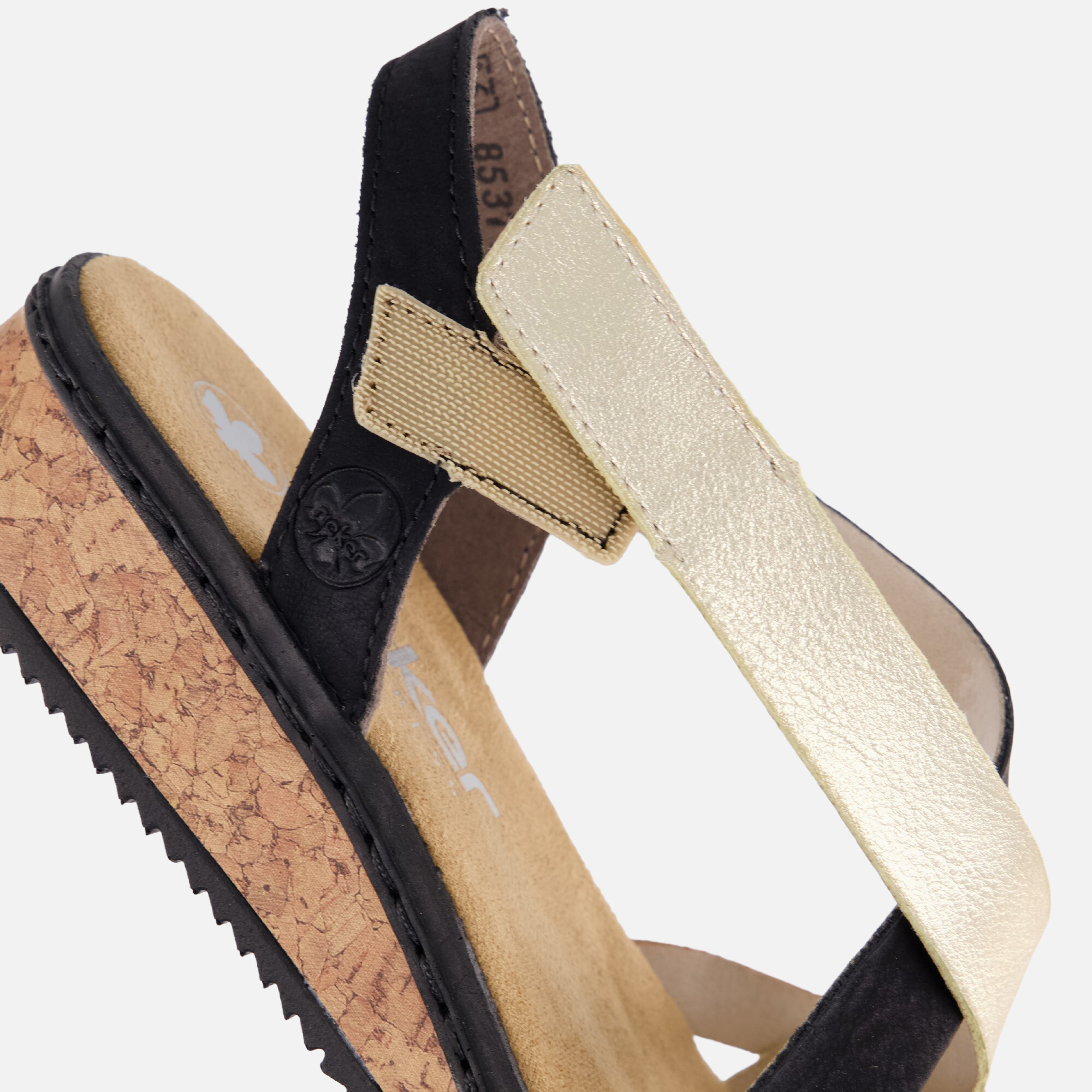 Rieker Sandalen zwart Synthetisch, foto 5