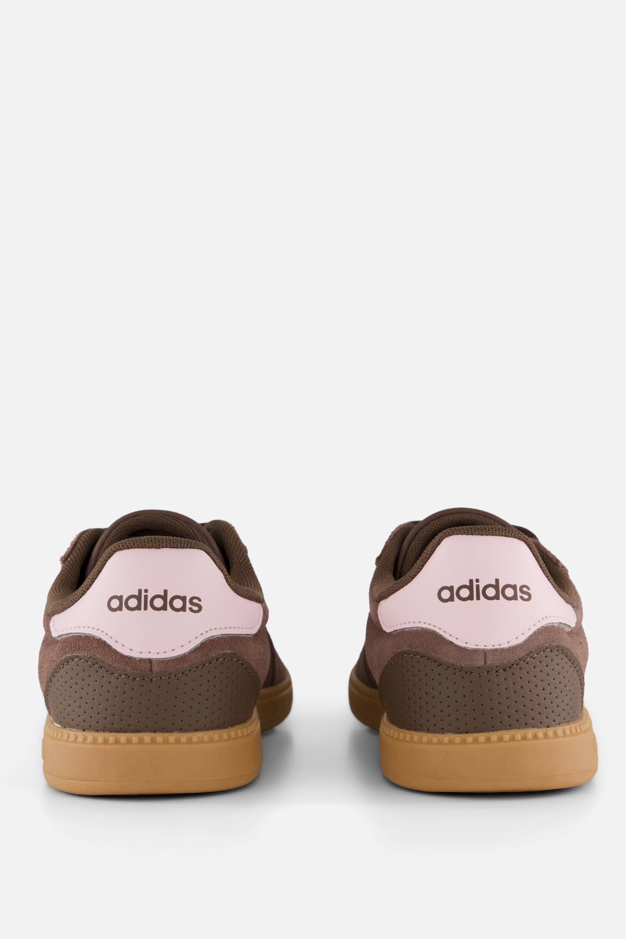 Adidas Breaknet Sleek lage leren sneaker bruin, foto 4