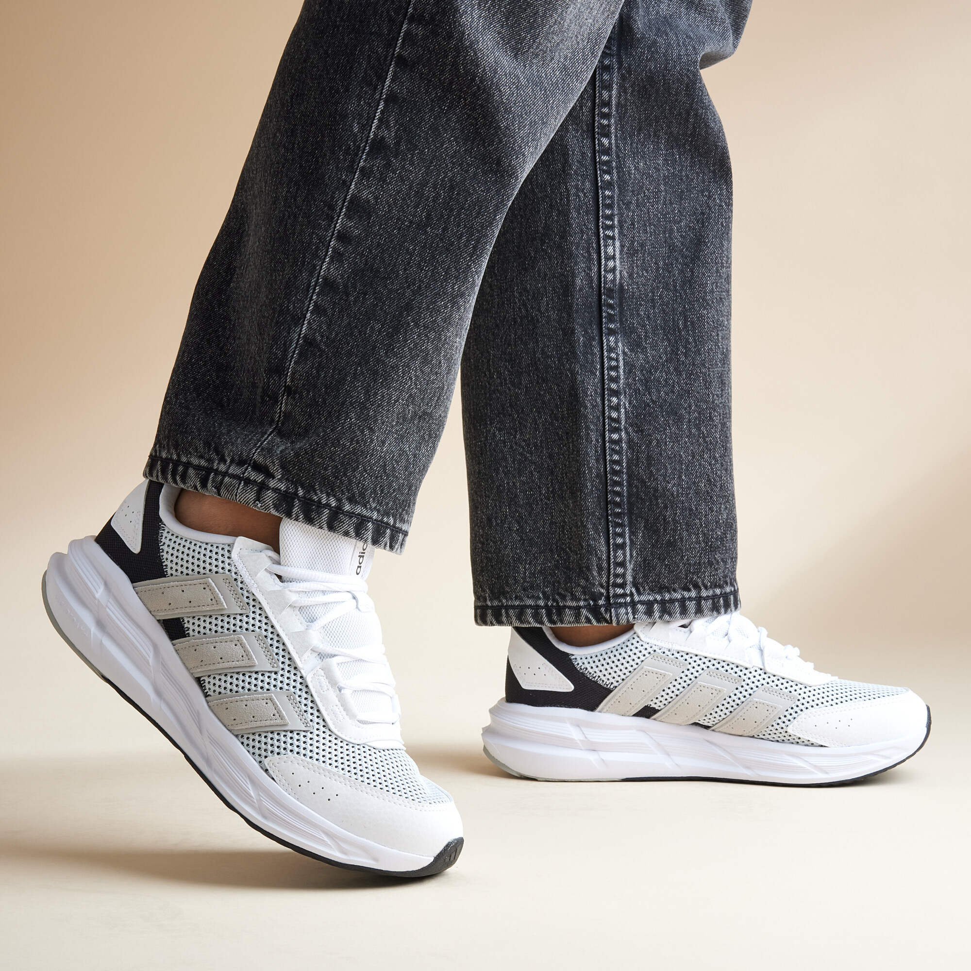 Adidas Adidas Astrastar Sneakers wit Textiel